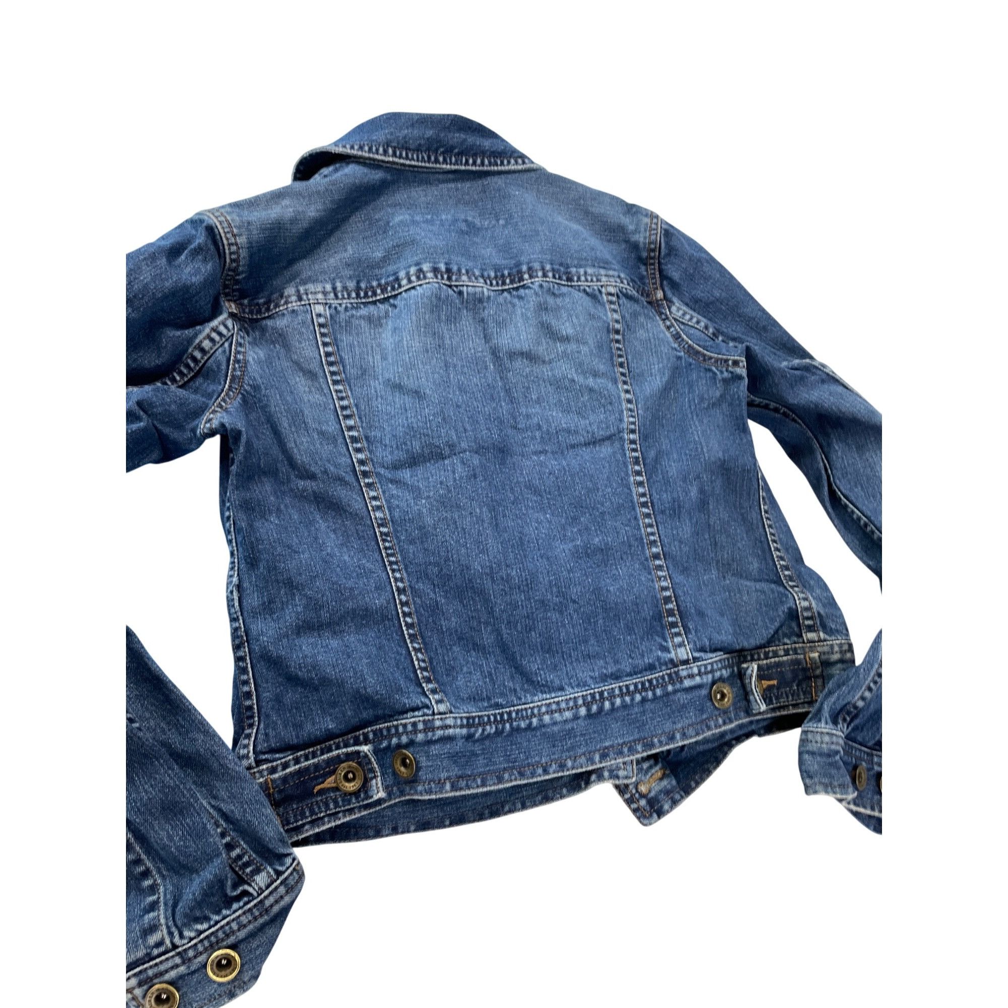 Ralph Lauren Lauren Jeans Co. Premium Womens blue button Denim Jacket siz Size S / US 4 / IT 40 - 15 Thumbnail