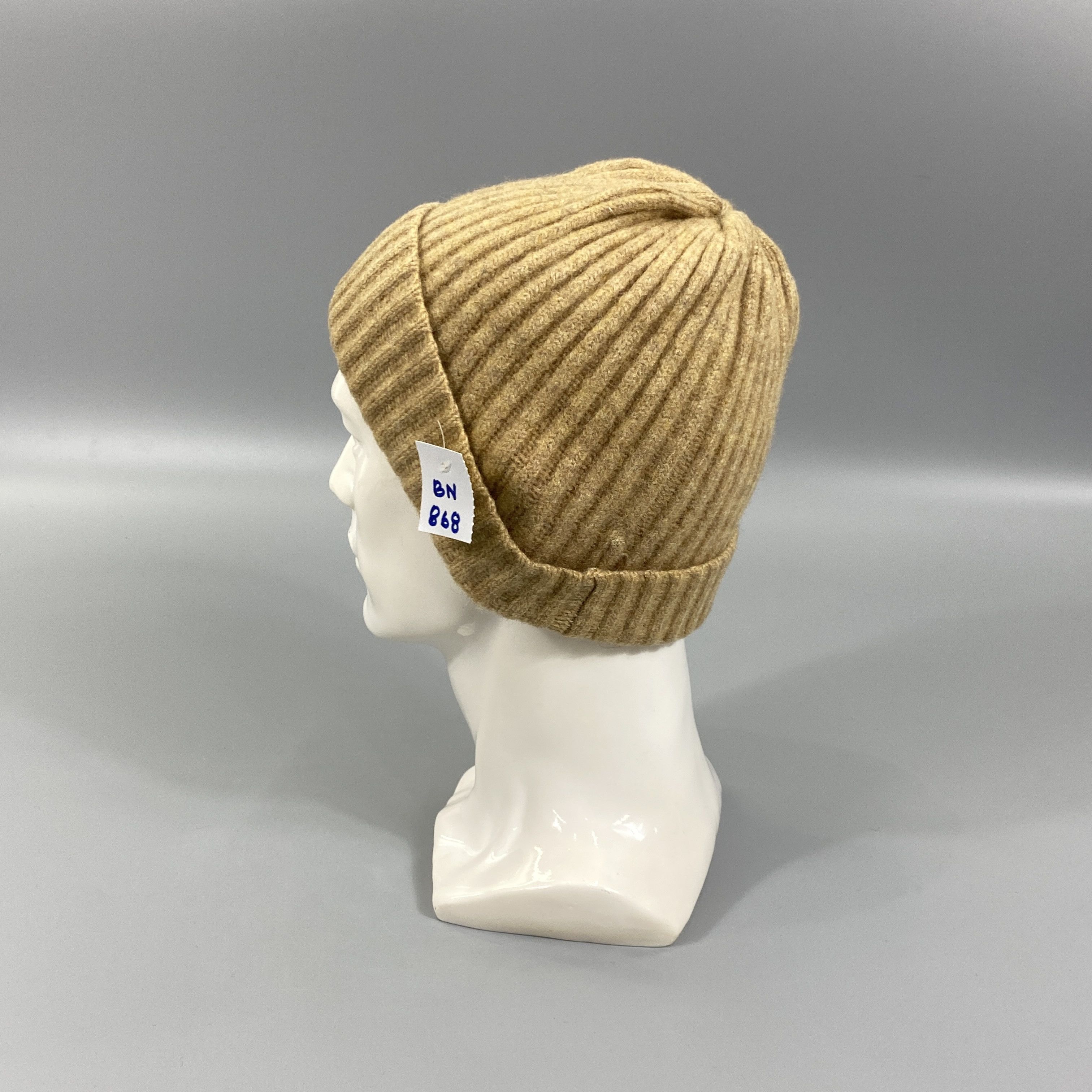 Japanese Brand Knitted Fur Beanie Hats -BN868 Size ONE SIZE - 1 Thumbnail