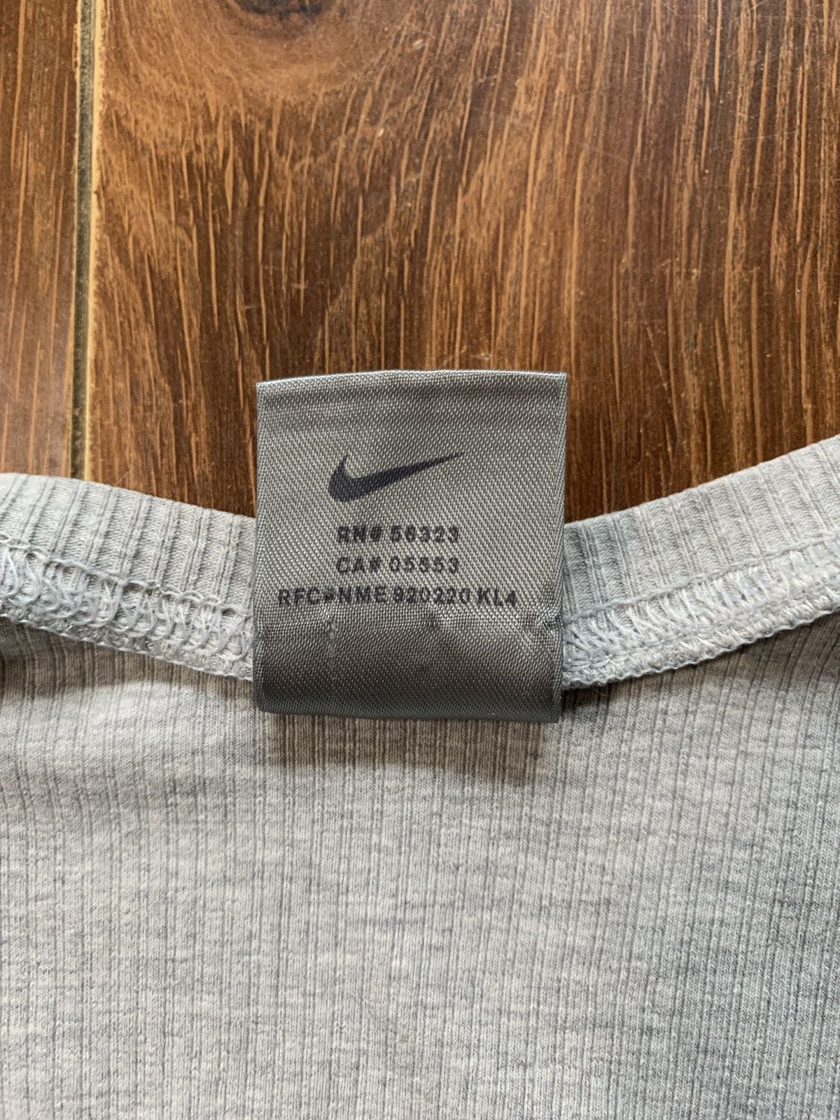 Nike × Vintage Nike Y2K Ribbed Tank Top Center Swoosh Size XS / US 0-2 / IT 36-38 - 8 Thumbnail