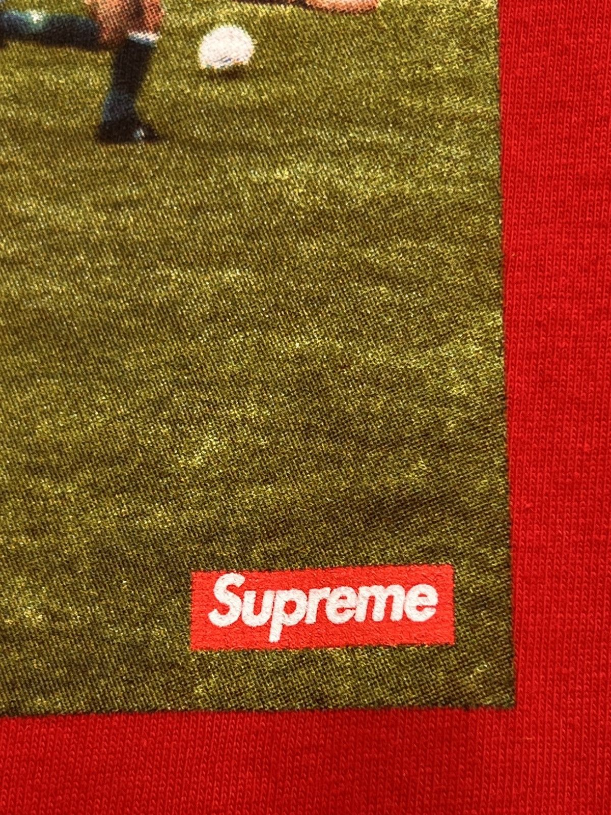 Supreme M Supreme x Diego Maradona photo tee Tshirt red box logo Size US M / EU 48-50 / 2 - 7 Thumbnail