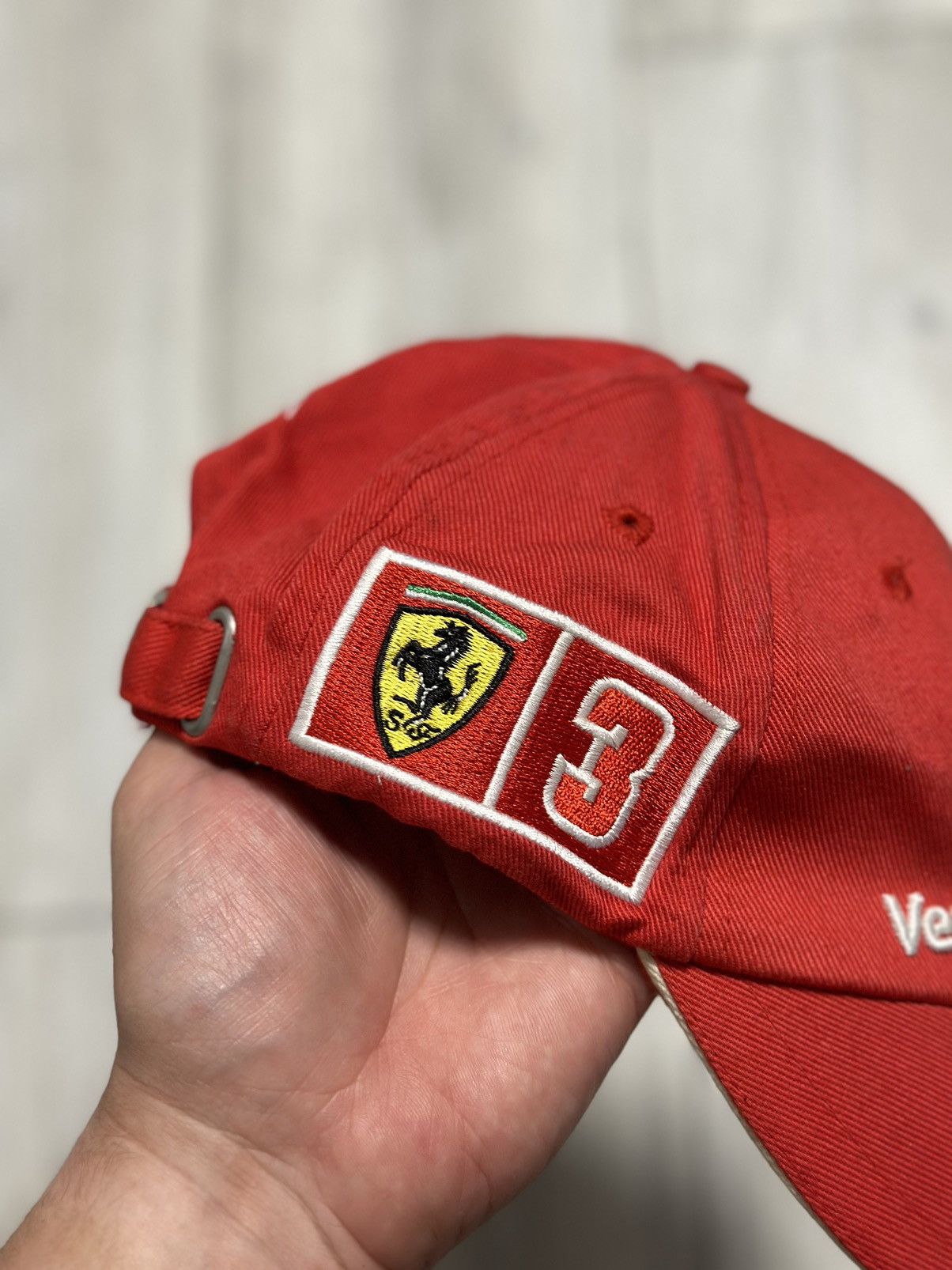 Vintage Vintage Ferrari F1 Cap Hat Michael Schumacher Deutsche Size ONE SIZE - 2 Thumbnail