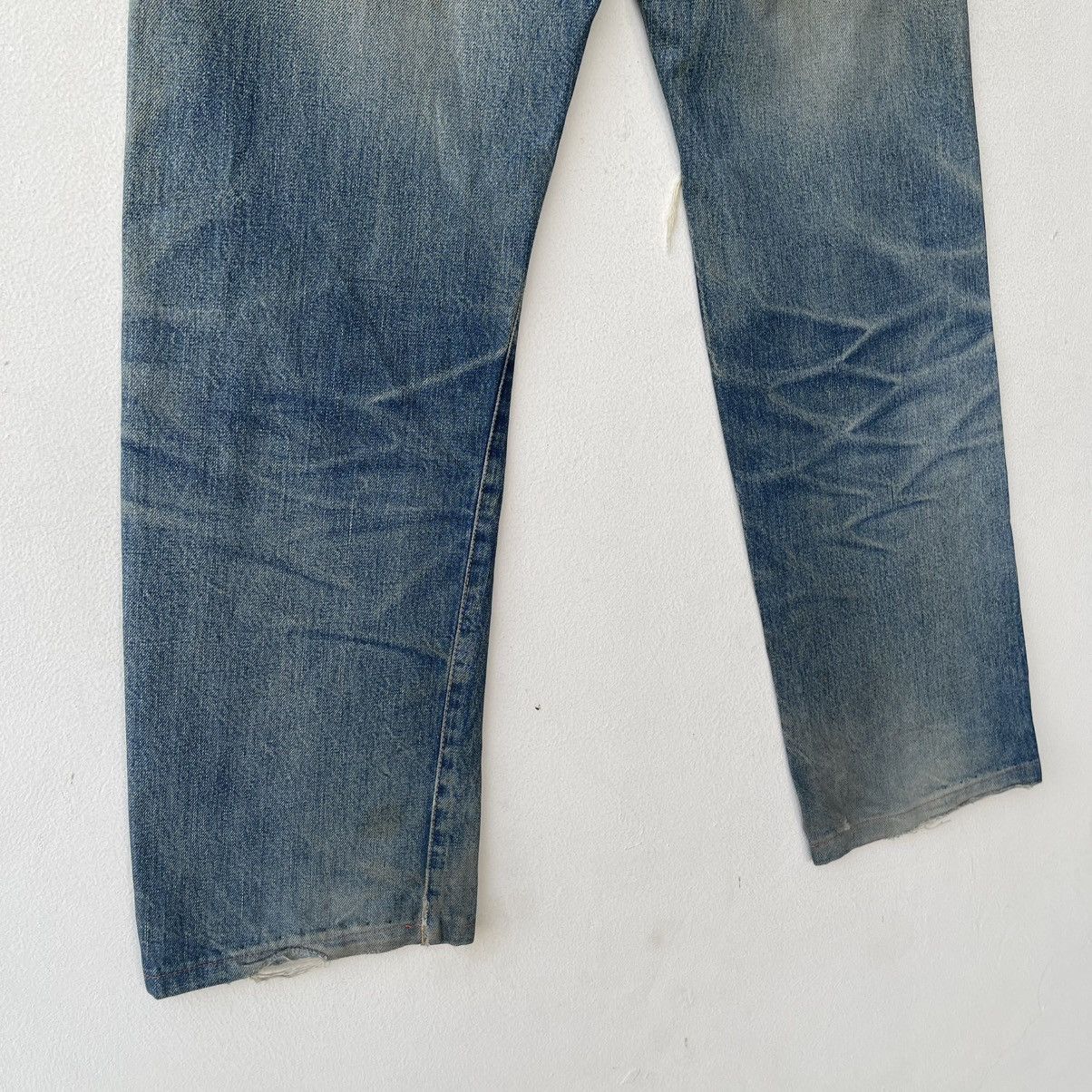 Iron Heart Trashed Hollywood Ranch Market x Iron Heart Selvedge Denim Size US 32 / EU 48 - 13 Thumbnail