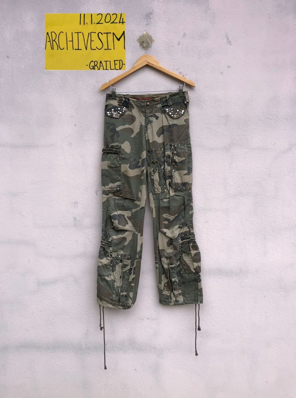 If Six Was Nine Malanalove Co Multiy Pocket Zipper Camo With Stud Size US 28 / EU 44 - 2 Thumbnail