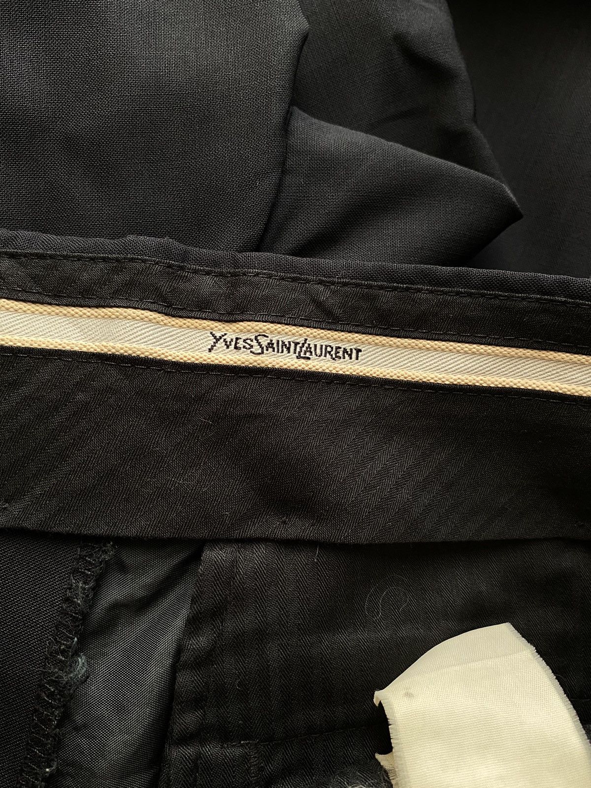 Yves Saint Laurent YVES SAINT LAURENT YSL Men Black Formal Trousers Pants Size US 37 - 15 Thumbnail