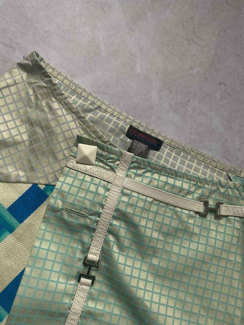 Custo Barcelona × Japanese Brand Vintage Custo Barcelona Avant Garde Skirt Y2K Size 28" / US 6 / IT 42 - 2 Thumbnail