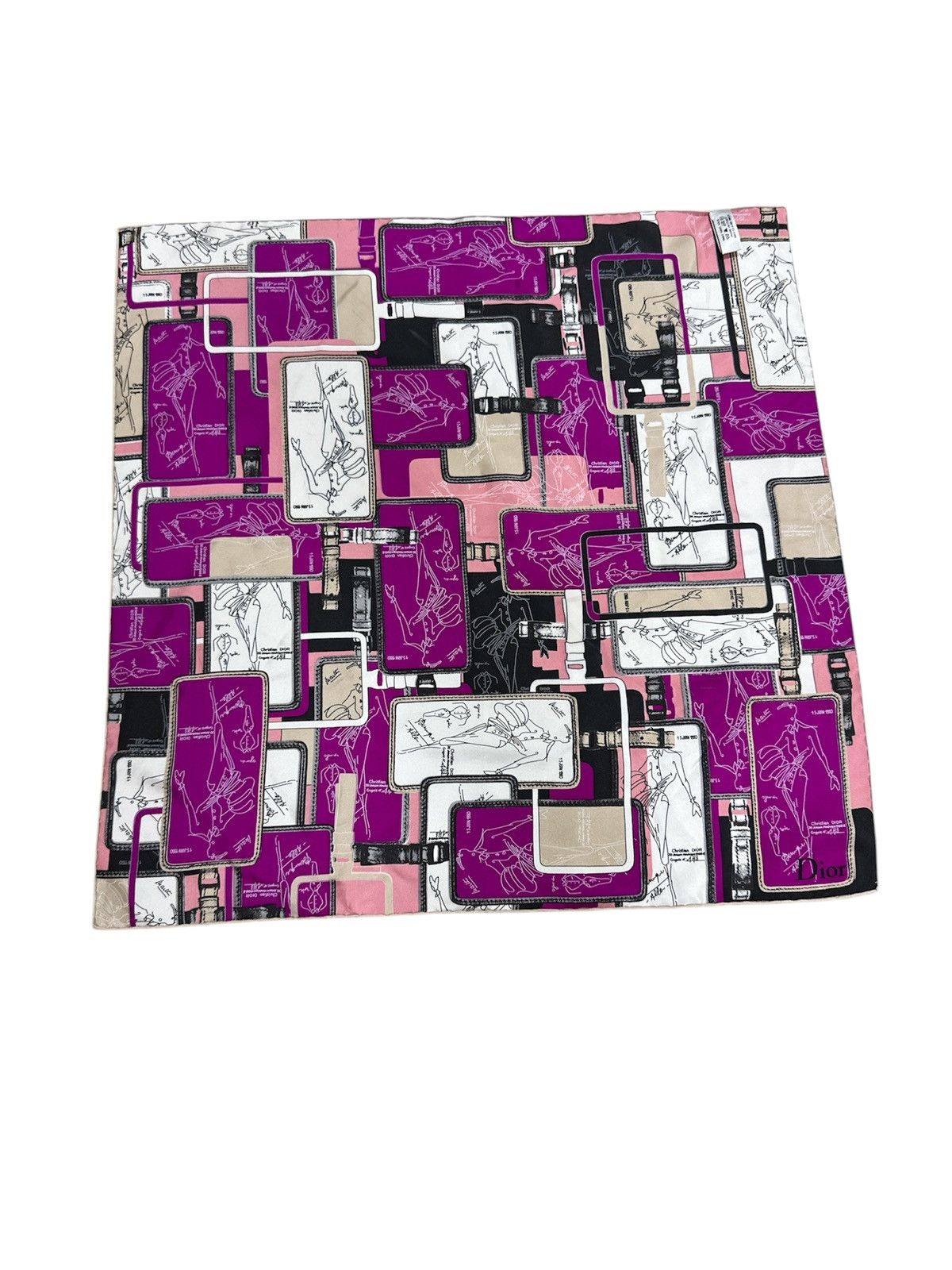 Christian Dior Monsieur × Dior Christian Dior Silk Scarf Nice Design Size ONE SIZE - 1 Thumbnail