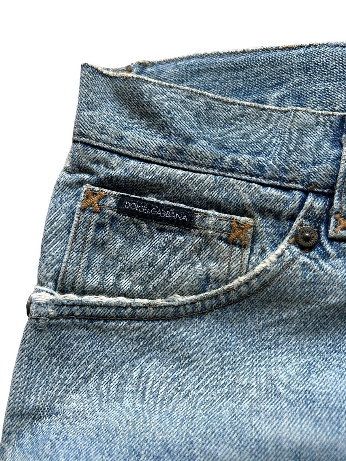 Dolce & Gabbana DOLCE & GABBANA Distressed denim ☠️🔥 Size US 32 / EU 48 - 4 Thumbnail