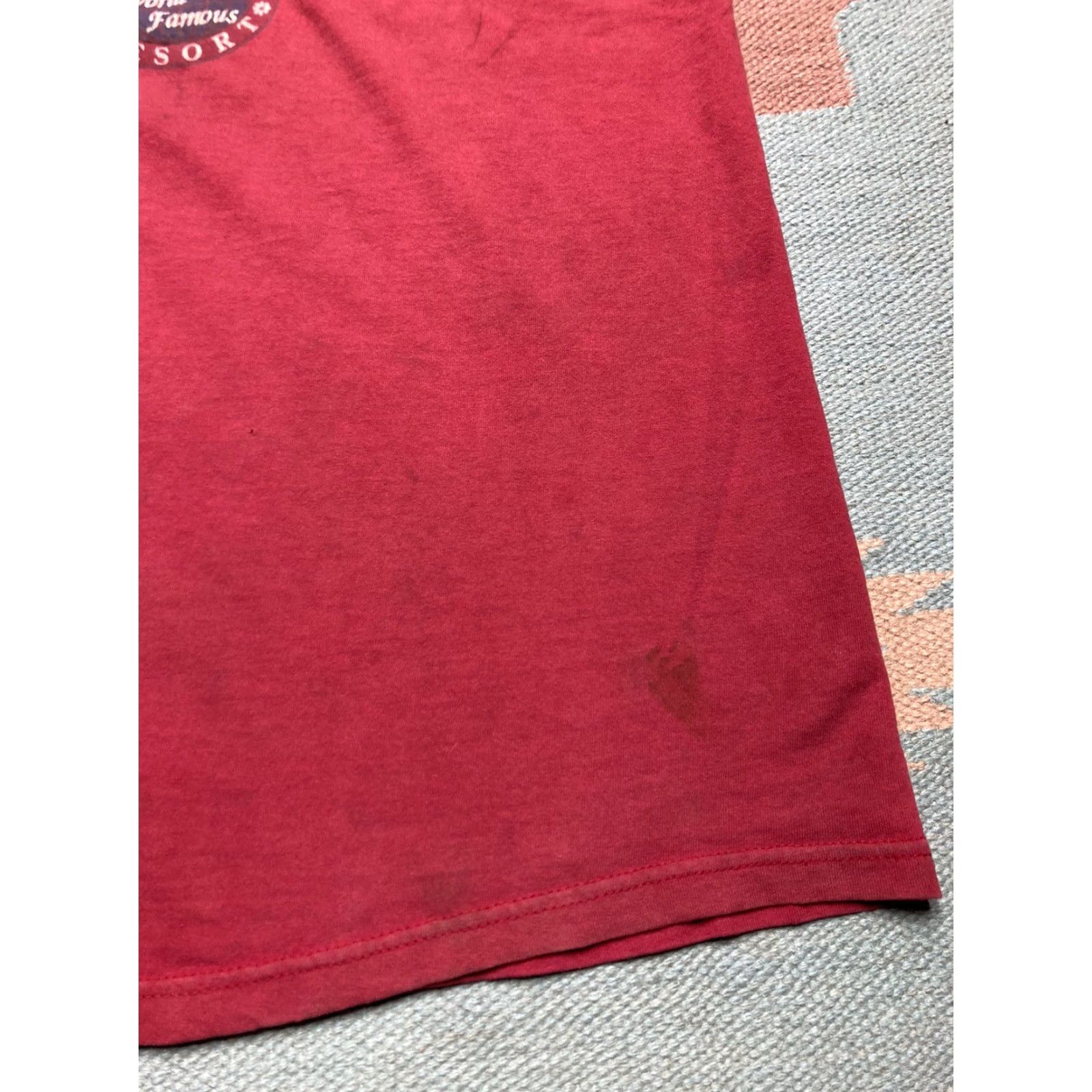 Vintage VINTAGE Los Angeles California graphic t shirt beach active wear LA XXL Mens Red 2XL T-Shirt California Angel Size US XXL / EU 58 / 5 - 2 Thumbnail