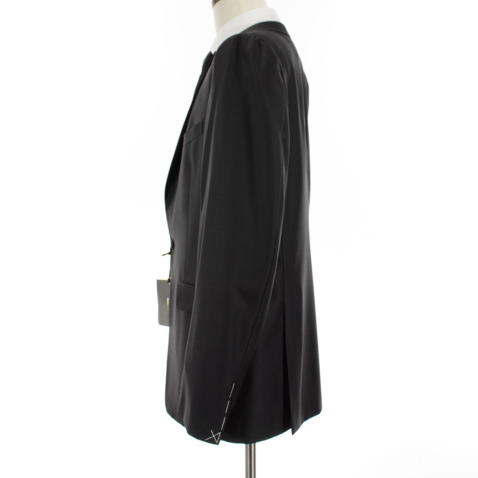 Boglioli Boglioli NWT Wool Two Piece Tuxedo Satin Peak Lapel Size 56R Size 46R - 8 Thumbnail