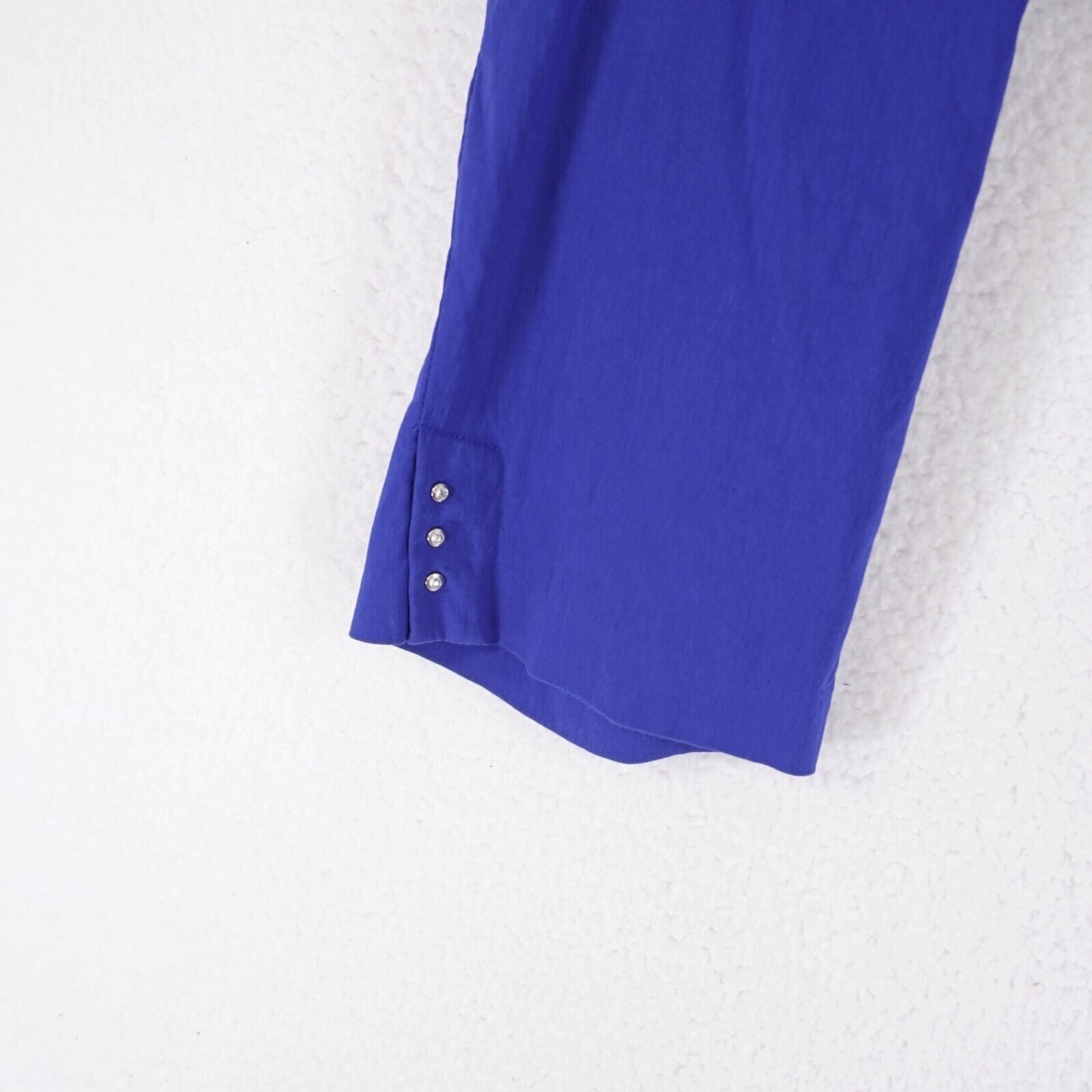 Designer Counterparts Royal Blue Size 16 Capri Pants 36/21 High Rise Size 38" / US 16 / IT 52 - 2 Thumbnail
