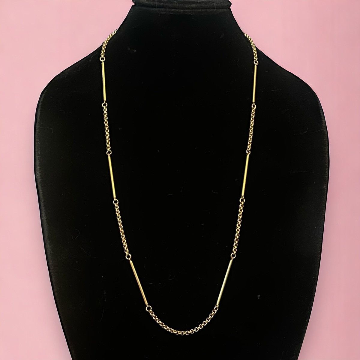 Vintage Vintage Liz Claiborne long chain and bar necklace Size ONE SIZE - 1 Thumbnail