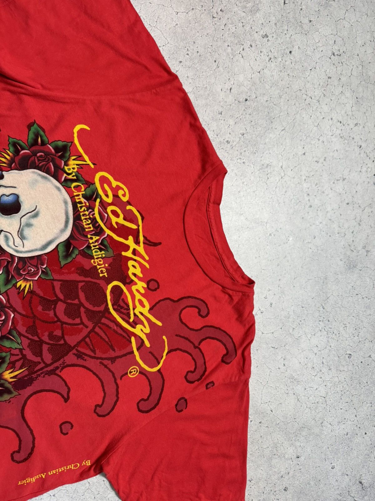 Ed Hardy Ed Hardy By Christian Audigier Vintage T-Shirt Big Logo Hype Size US XL / EU 56 / 4 - 6 Thumbnail