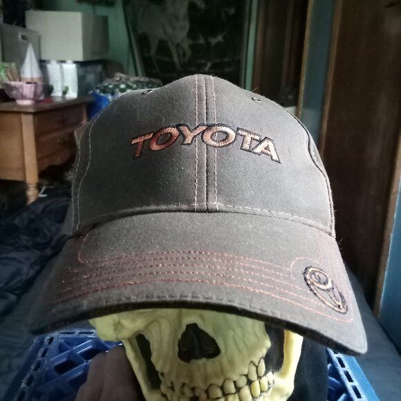 Other Deadstock Vintage Toyota Moving Forward Strap Back Hat Cap Size ONE SIZE - 1 Thumbnail
