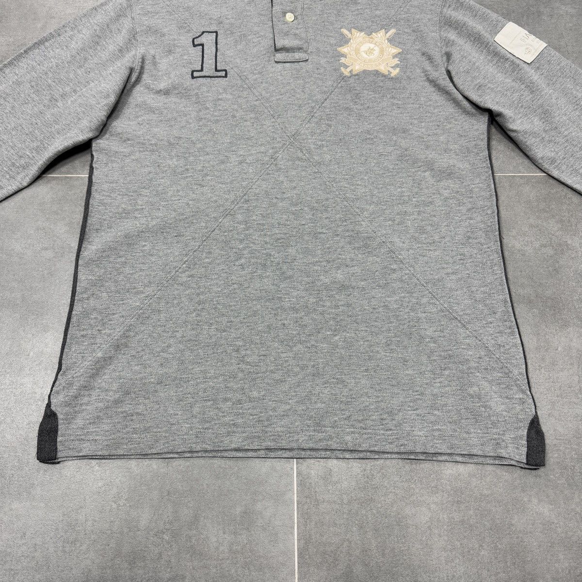 Hackett Hackett London Tailored Fit Embroidered Logo Snow Polo Shirt Size US M / EU 48-50 / 2 - 6 Thumbnail
