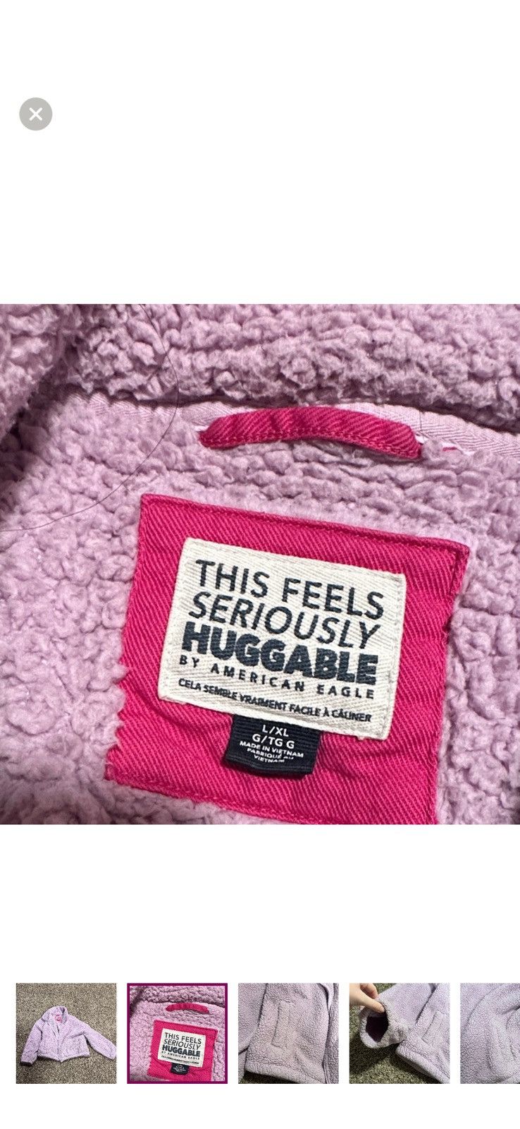 Other Purple fleece Size L / US 10 / IT 46 - 2 Thumbnail