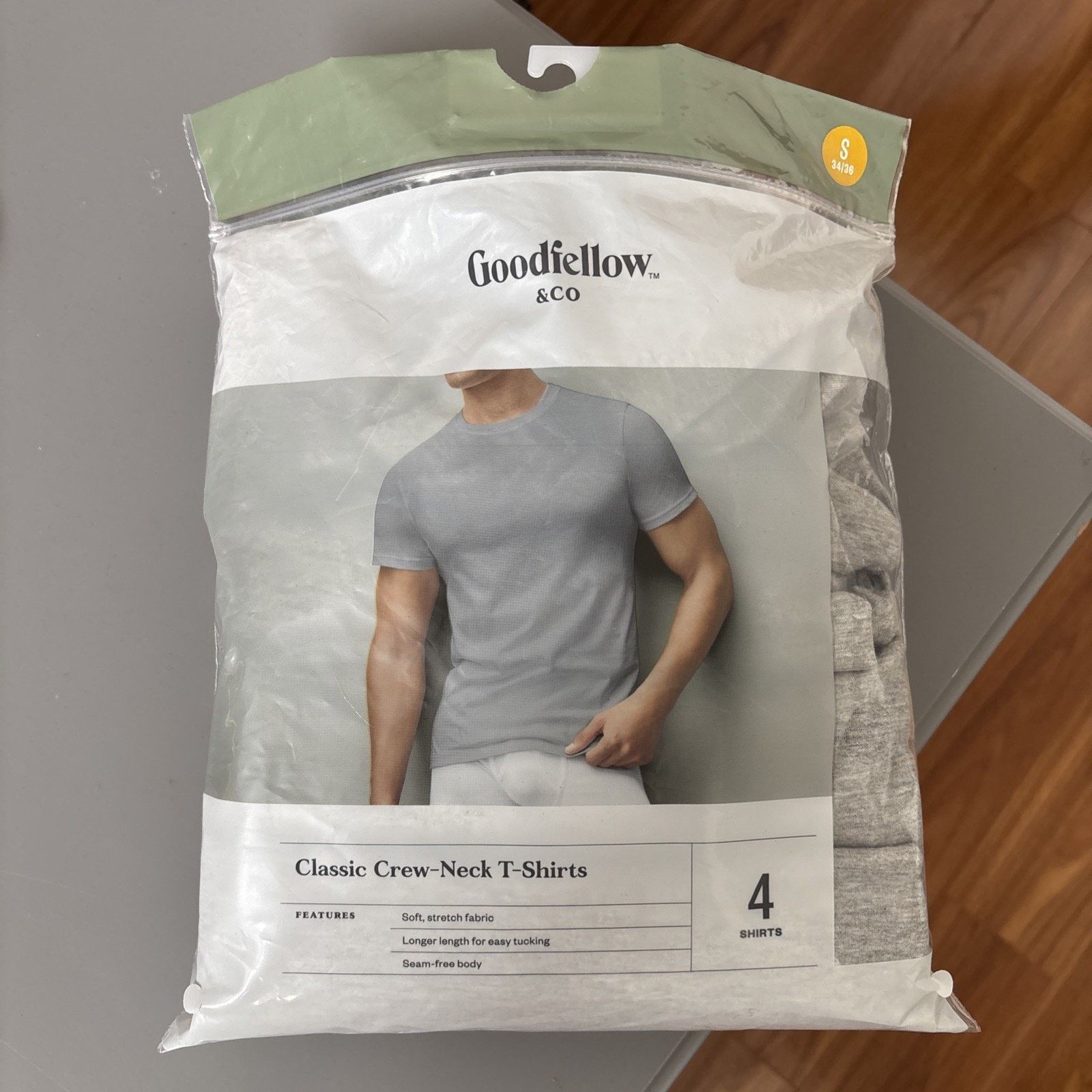 Target Basics Goodfelllow Undershirts Grey Size Small New 4 Pack Size US S / EU 44-46 / 1 - 1 Thumbnail