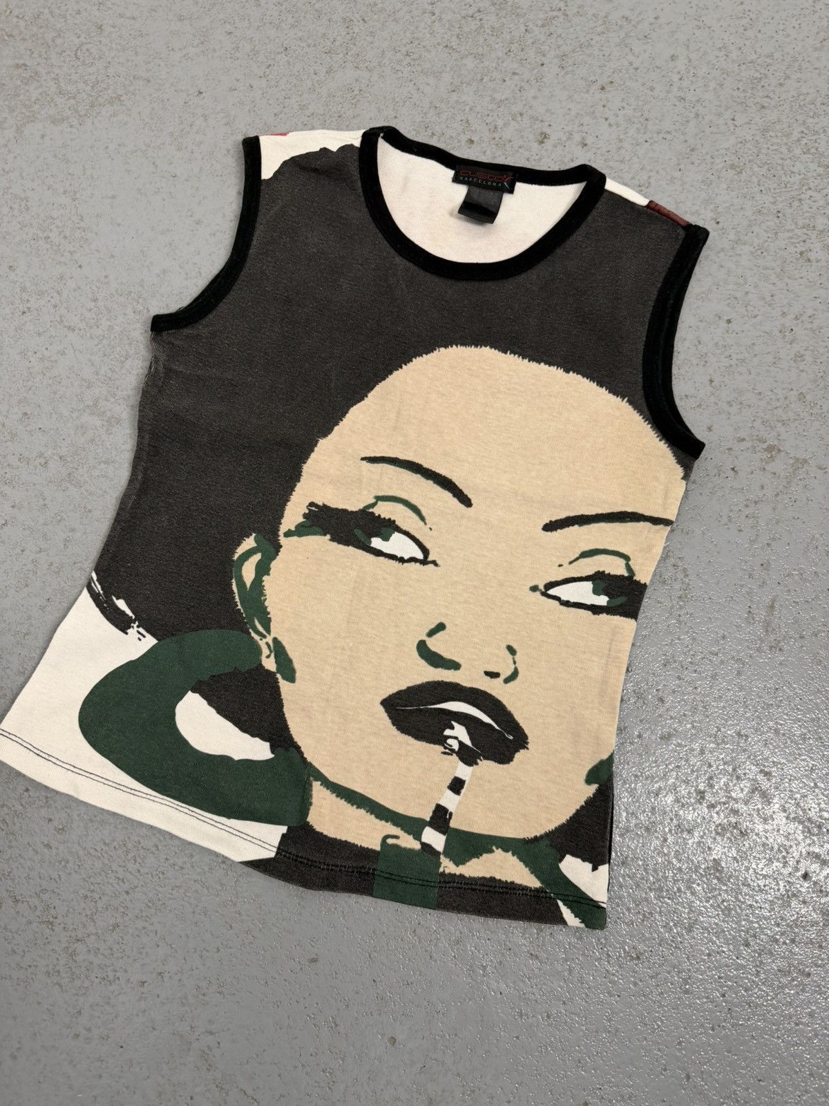Custo Barcelona Custo Barcelona Overprinted Tank Top Size XS / US 0-2 / IT 36-38 - 2 Thumbnail