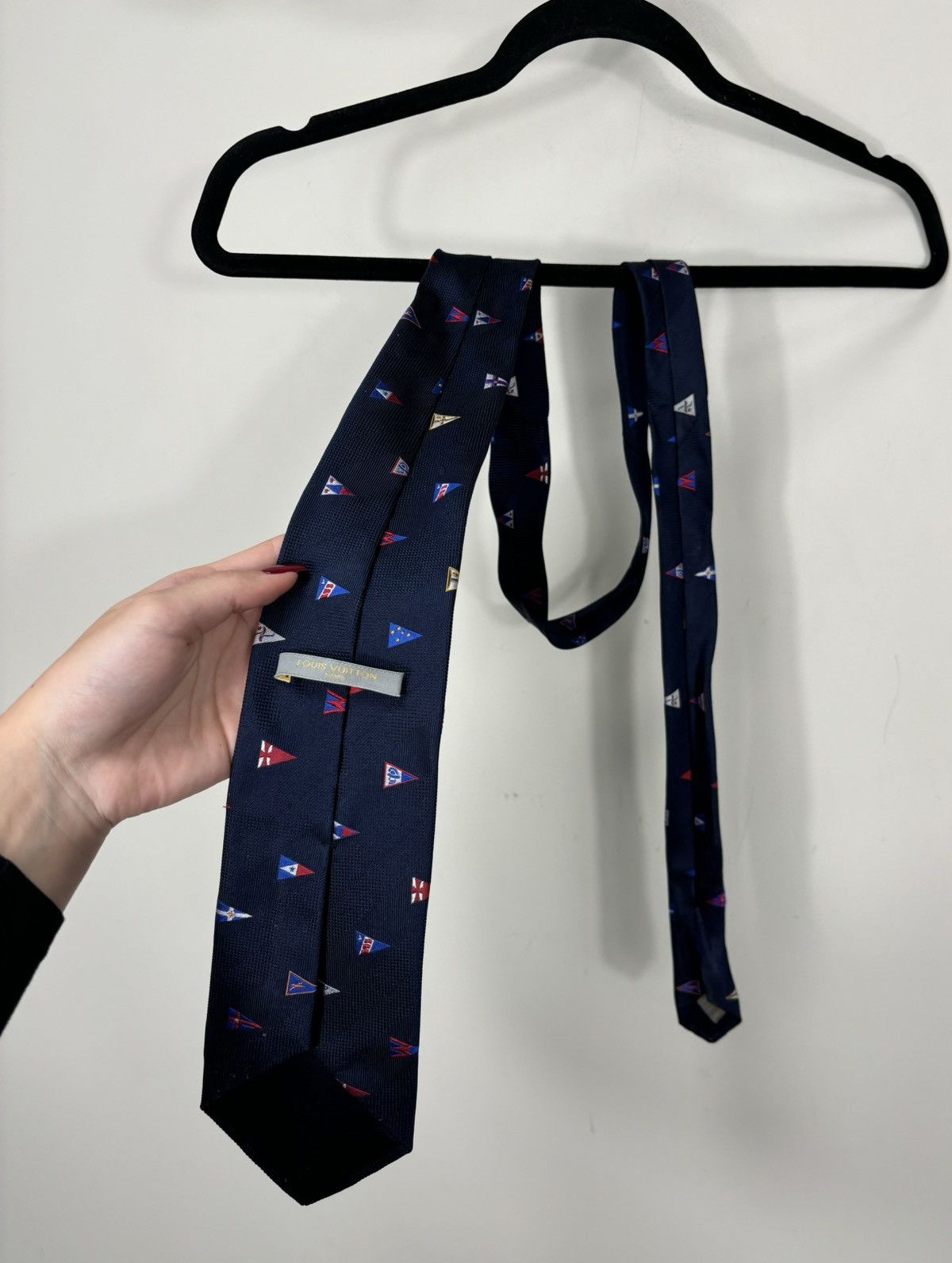 Louis Vuitton Louis Vuitton Cup 2000 Yacht Clubs Flags Luxury Silk Tie Size ONE SIZE - 1 Thumbnail