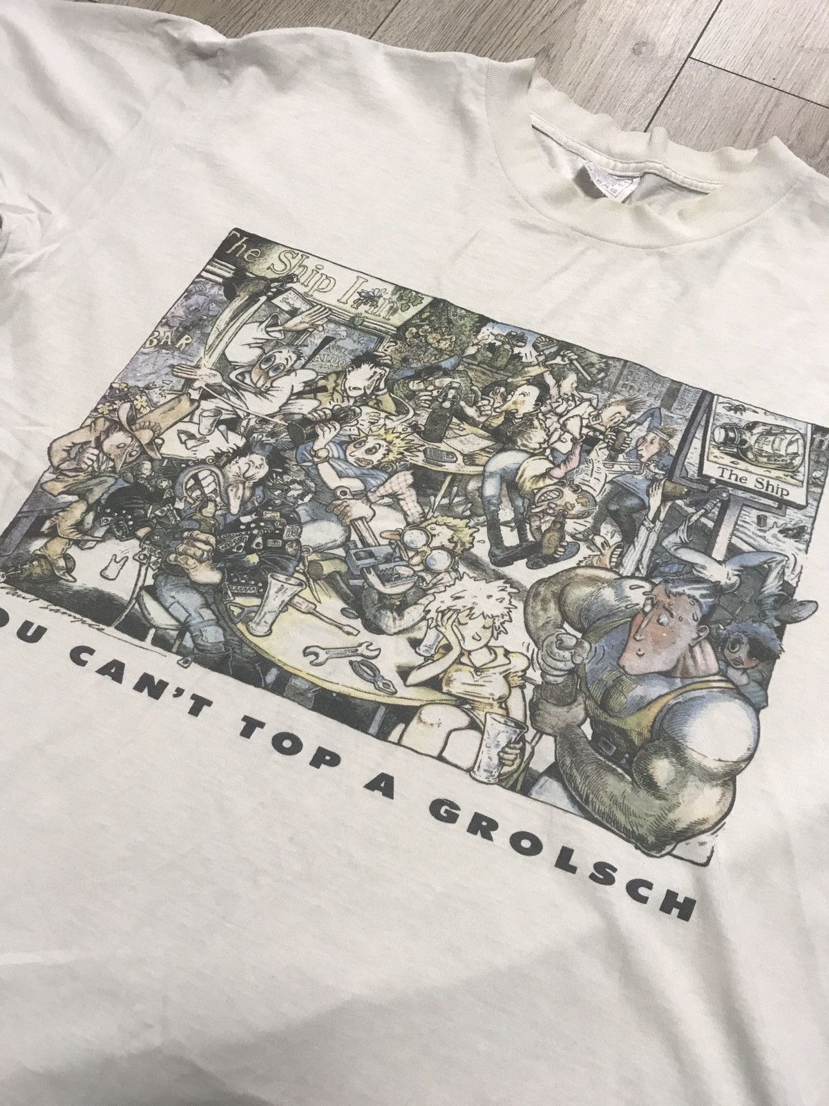 Vintage RARE!!! Vintage T Shirt 1988 You Can’t Top A Grolsch Y2K Tee Size US XL / EU 56 / 4 - 2 Thumbnail