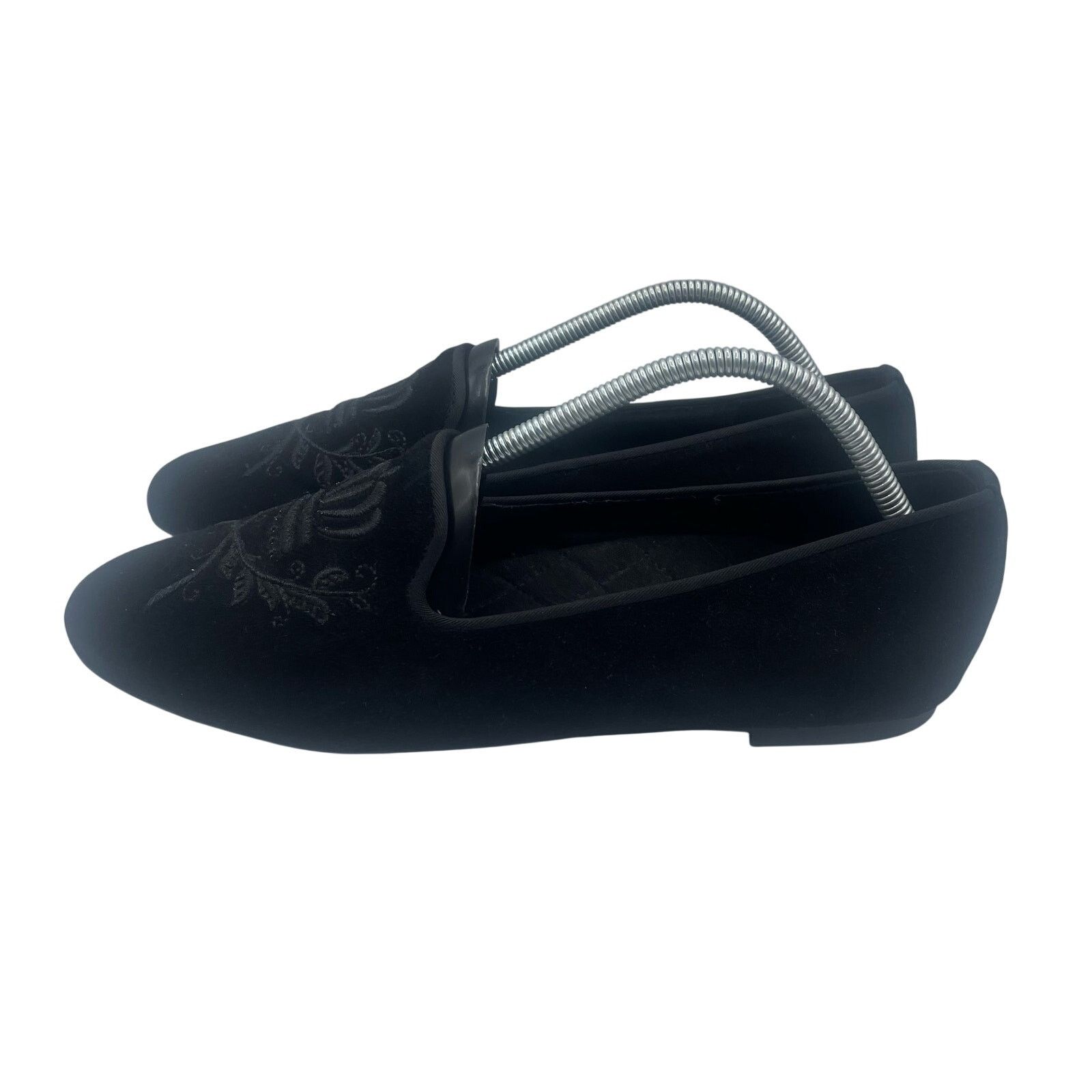 Vionic Vionic Rom Smoking Slippers Slip On Shoes Velvet Black 11 Size US 11 / IT 41 - 2 Thumbnail