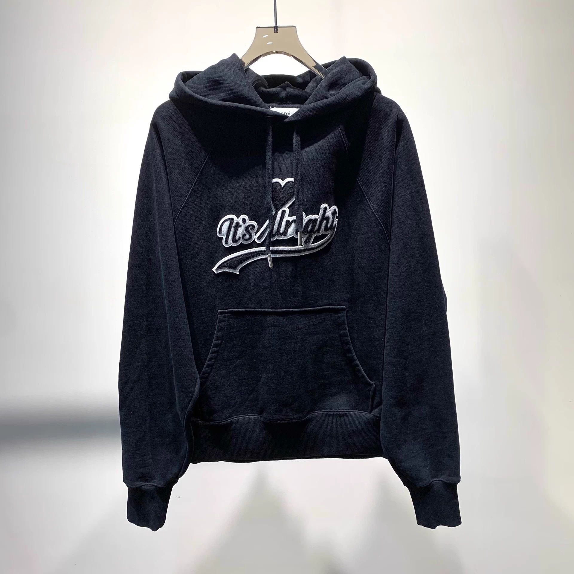 AMI Ami x Talu New Chest Logo Black Hoodie Size US L / EU 52-54 / 3 - 1 Thumbnail