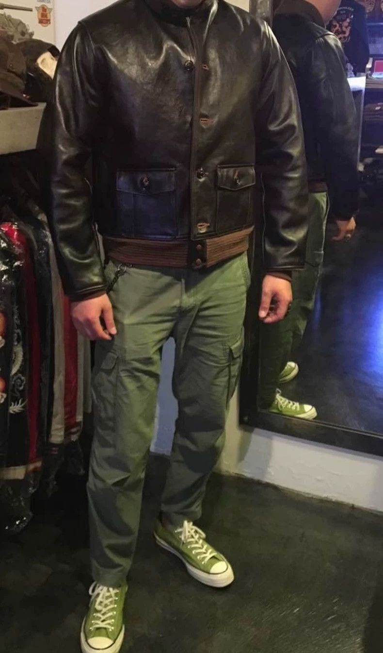 The Real McCoy's The Real McCoys s 2017 A1 Leather Jacket Size 38 Size US S / EU 44-46 / 1 - 2 Thumbnail