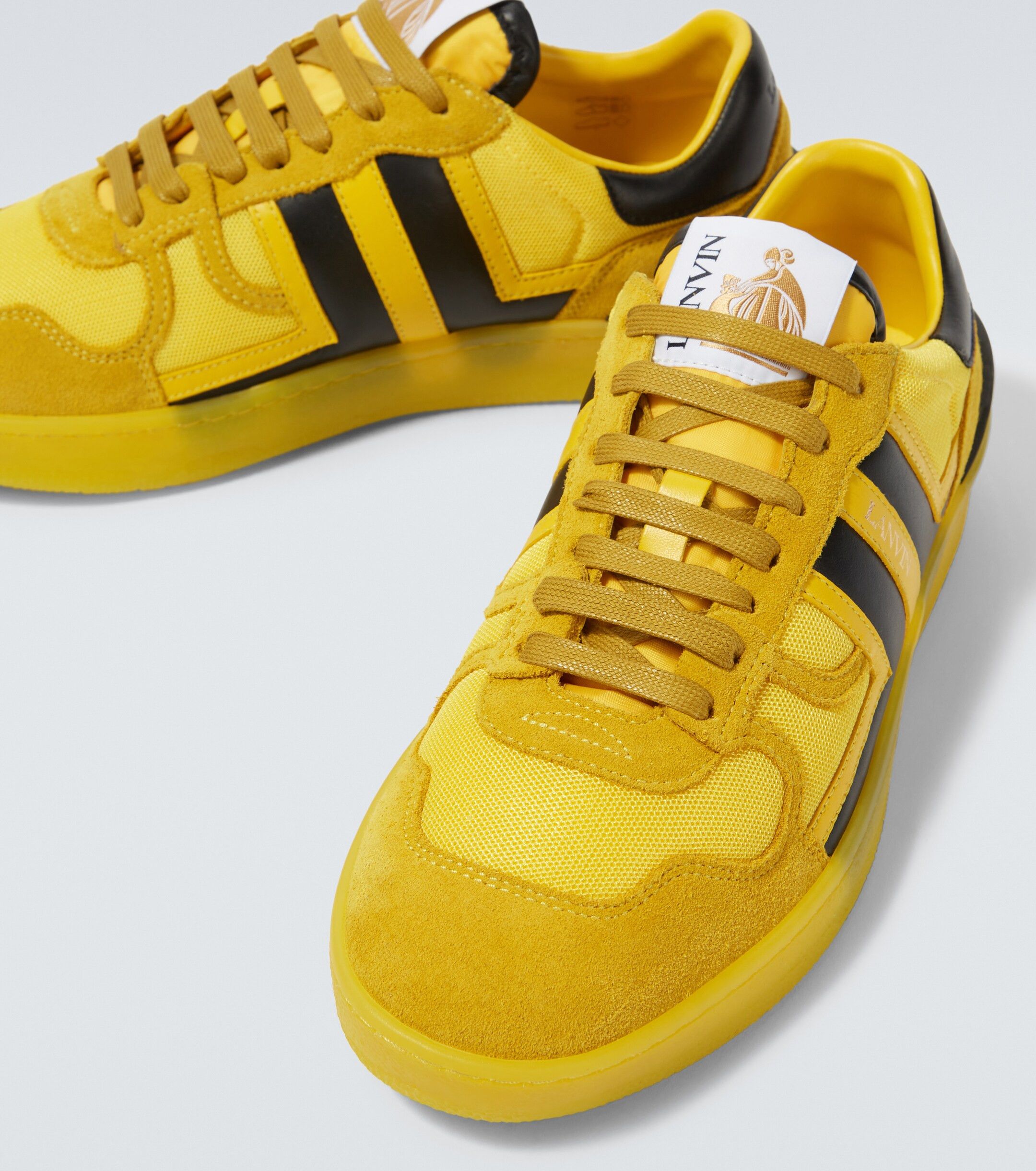 Lanvin oc11z0526 Clay Sneakers in Yellow Size US 6.5 / EU 39-40 - 3 Thumbnail