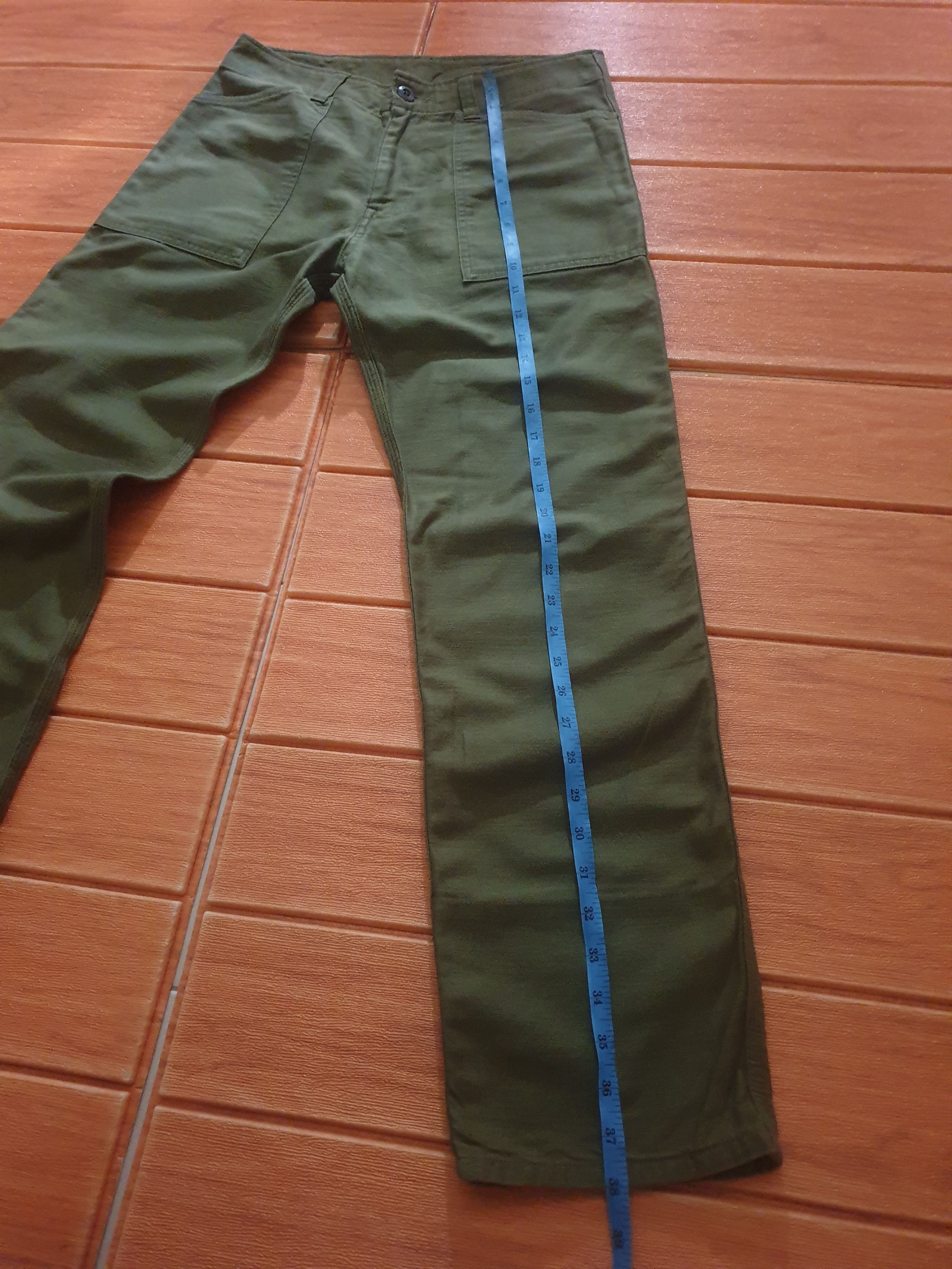 Japanese Brand 💥Journal standard green military Baker pant Size US 30 / EU 46 - 7 Thumbnail