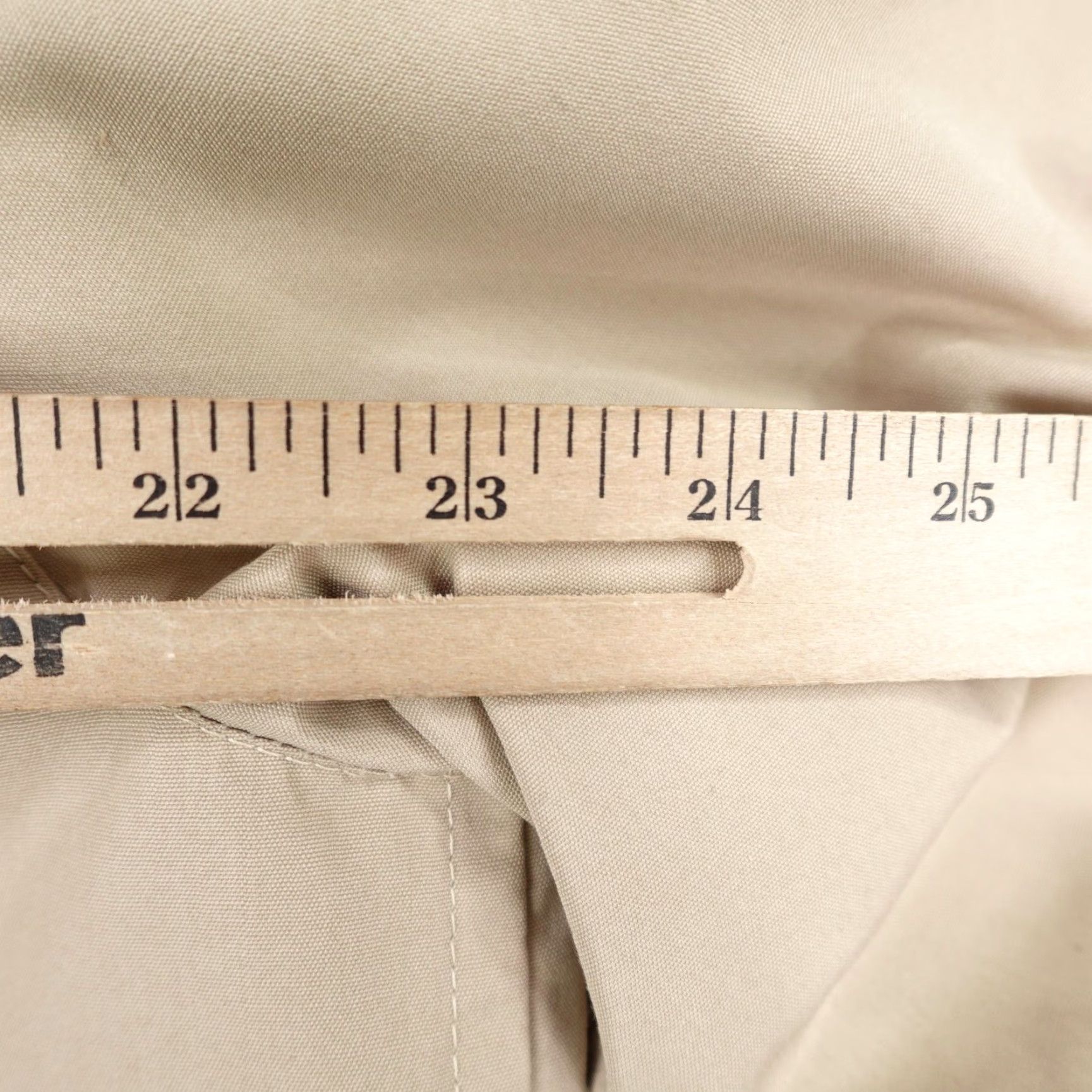 Hart Schaffner Marx VINTAGE Hart Schaffner & Marx Coat Mens 42S Beige Rain Trench Jacket Liner Wool Lined Water Resistant Single-Breasted Size US XS / EU 42 / 0 - 6 Thumbnail