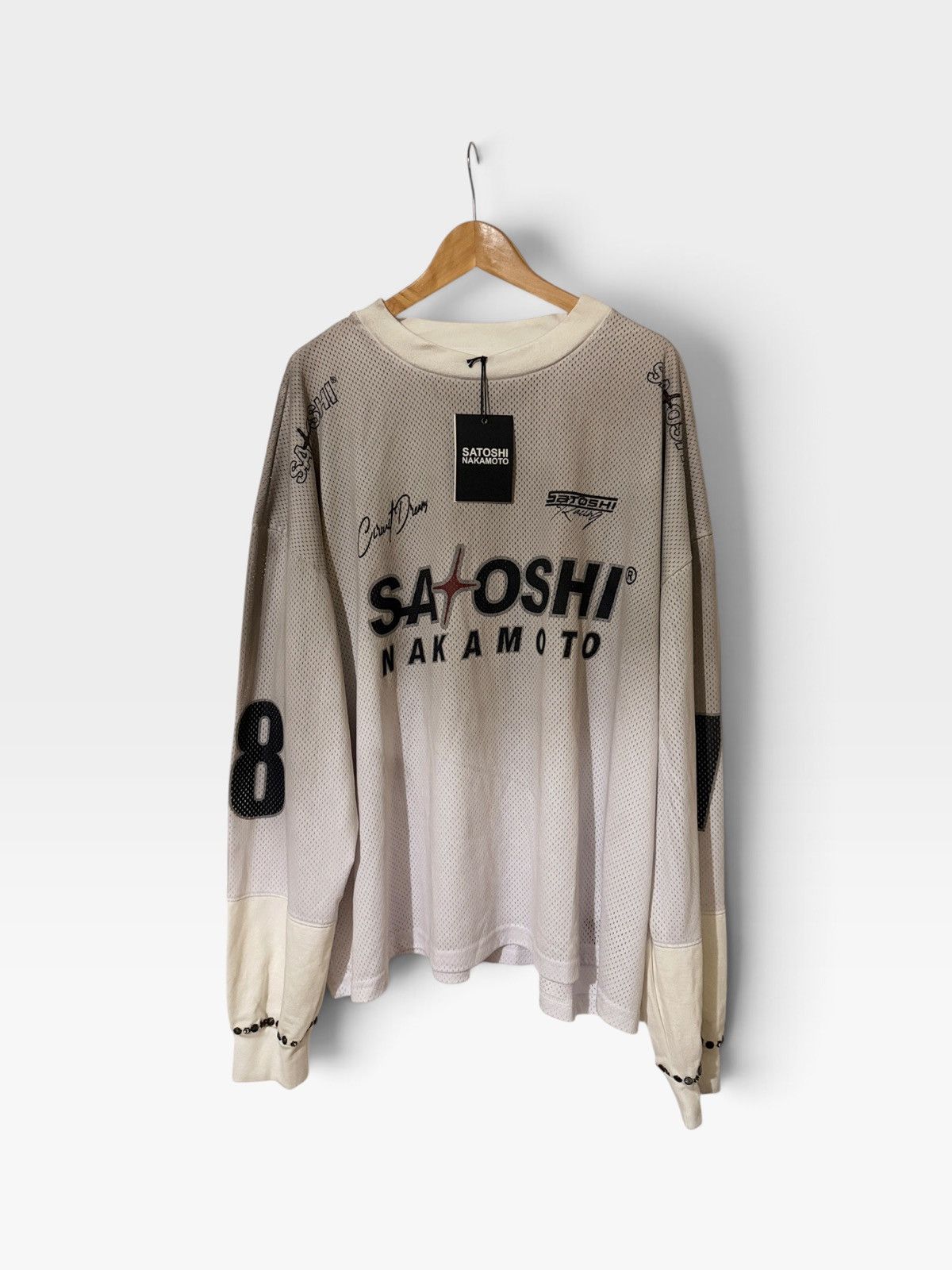 SATOSHI NAKAMOTO レイヤードシャツ Satoshi Nakamoto BNWT Satoshi Nakamoto Moto Long Sleeve Shirt