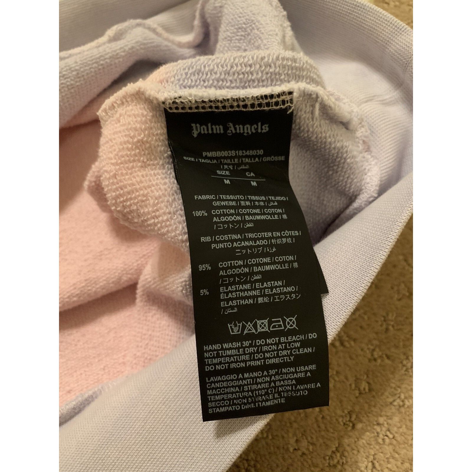 Palm Angels Palm Angels Gothic Multicolor Rainbow Hoodie Sweatshirt Medi Size US M / EU 48-50 / 2 - 6 Thumbnail