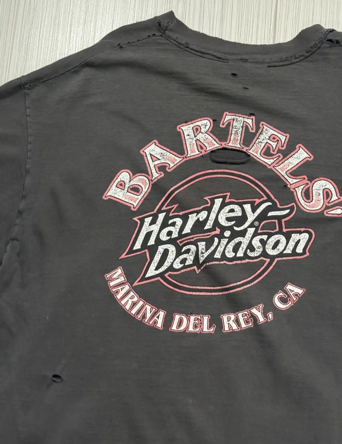 Harley Davidson Vintage Harley Davidson USA T Shirt (Size L) "Marina Del Reu Size US L / EU 52-54 / 3 - 6 Thumbnail