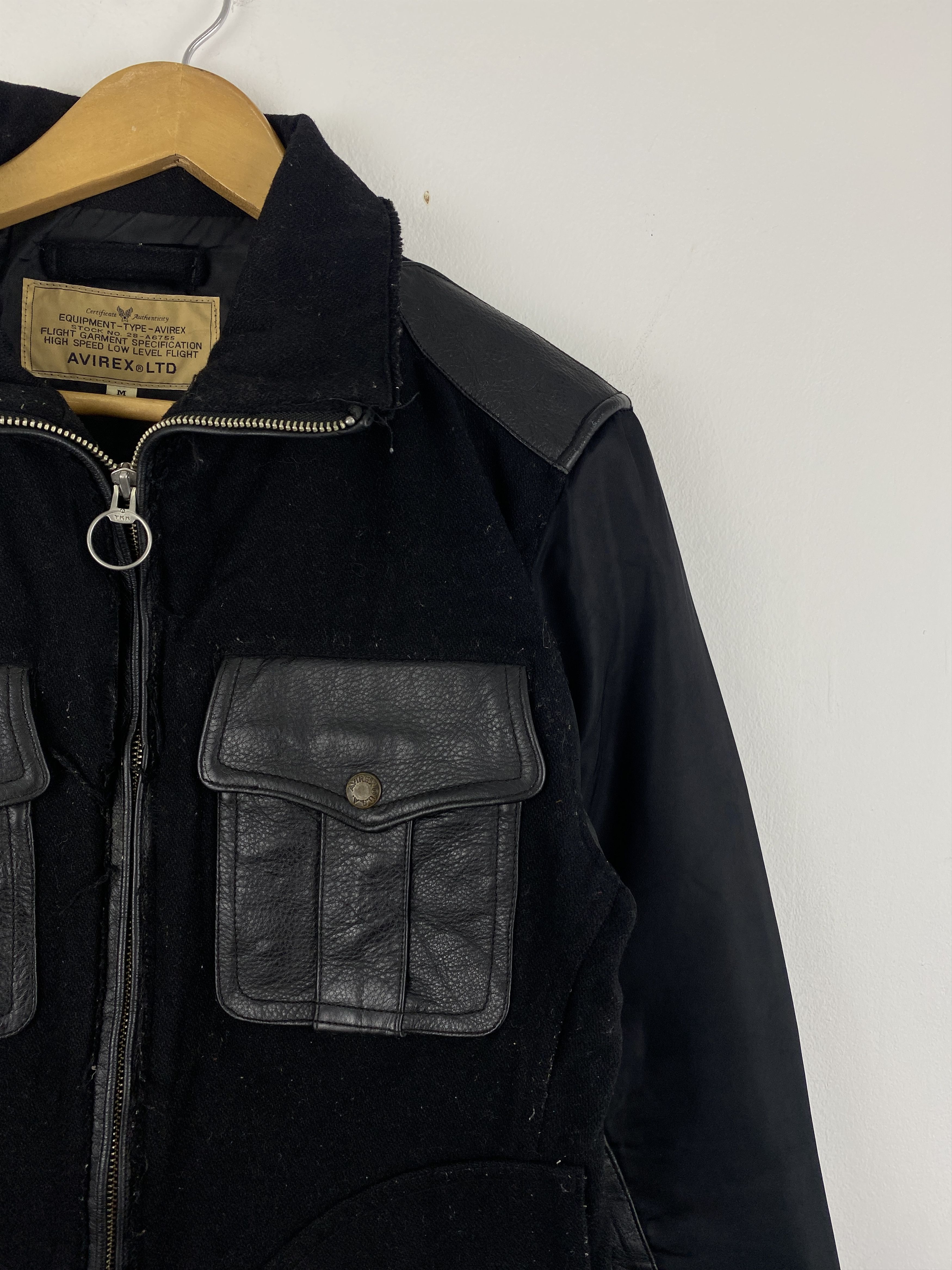 Avirex × Freewheelers × Vintage Vintage Avirex Flying Leather Pocket Jacket J1987 Size US M / EU 48-50 / 2 - 7 Thumbnail