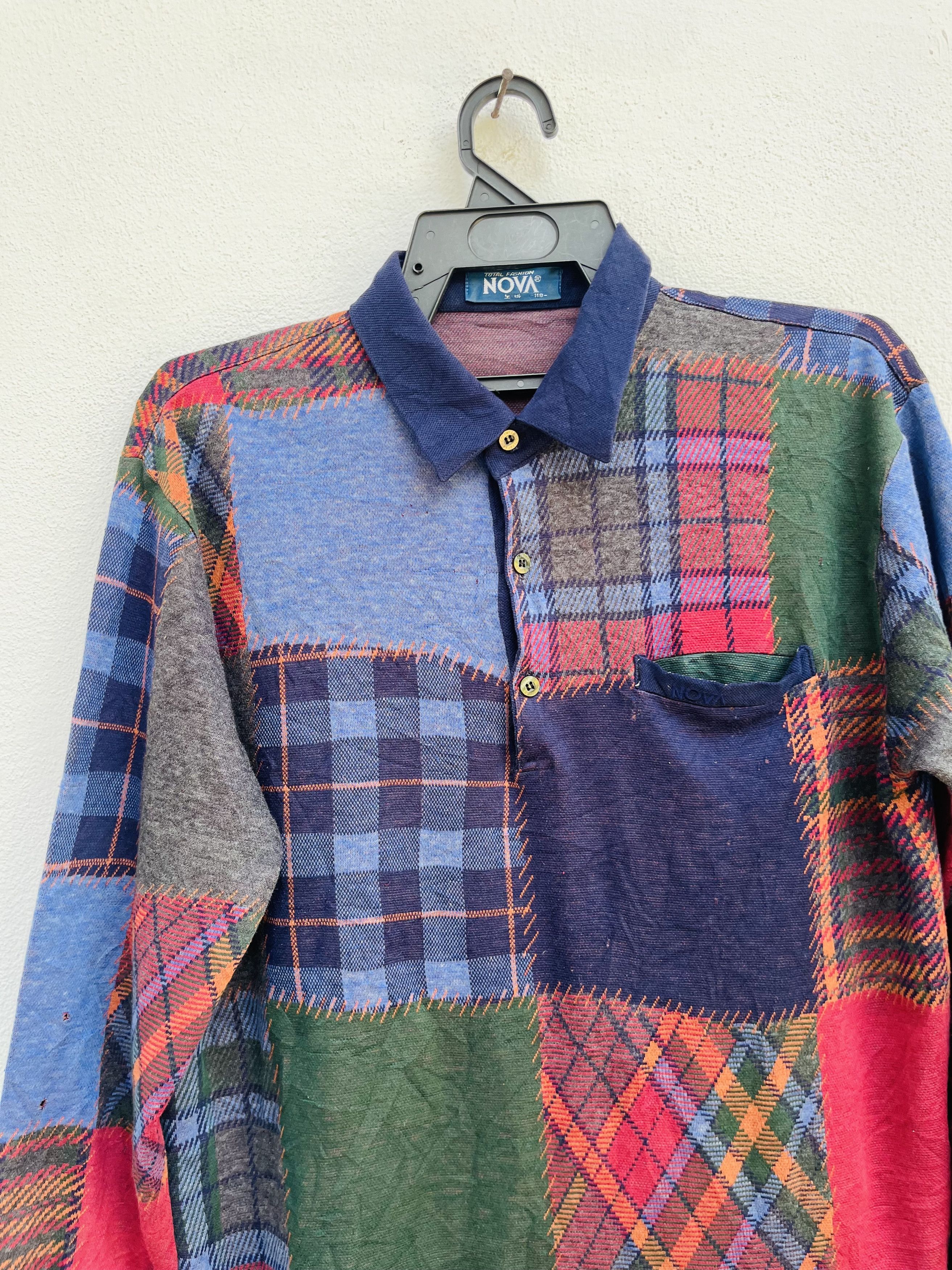 Japanese Brand Vintage Nova Multicolour Japanese Designer Fashion Style Size US M / EU 48-50 / 2 - 3 Thumbnail