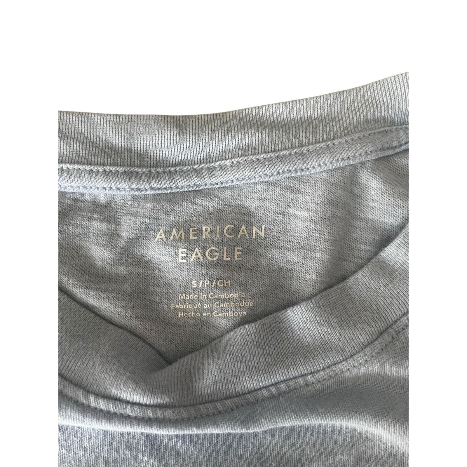 American Eagle Outfitters American Eagle Cropped Short Sleeve T-Shirt Size S/P Size S / US 4 / IT 40 - 5 Thumbnail