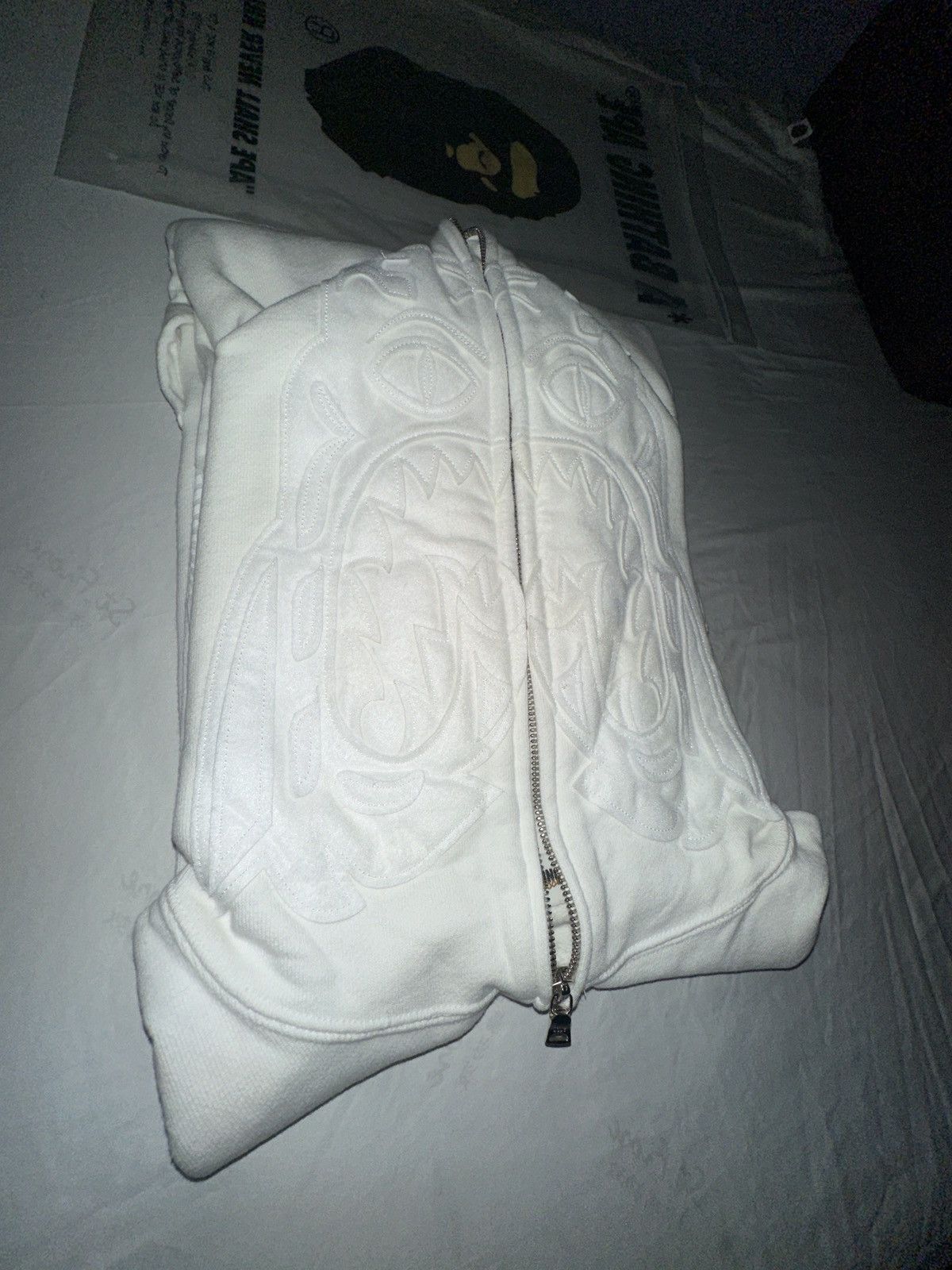 Bape Bape White Tiger Full Zip Hoodie NFS 2008 Size US M / EU 48-50 / 2 - 3 Thumbnail