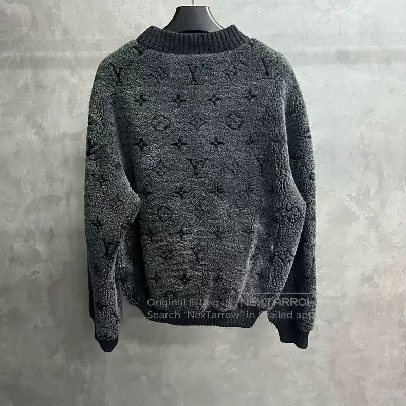 Louis Vuitton Louis Vuitton Full Black Logo Pullover Crew Neck Sweatshir Size US L / EU 52-54 / 3 - 2 Thumbnail