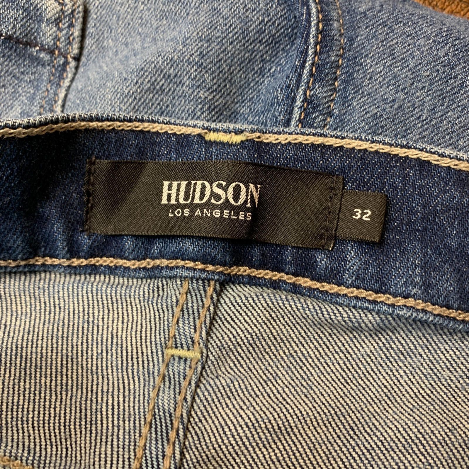 Hudson Hudson Men's 5-Pocket Button Fly Stone Washed Stretch Jeans Size US 32 / EU 48 - 7 Thumbnail