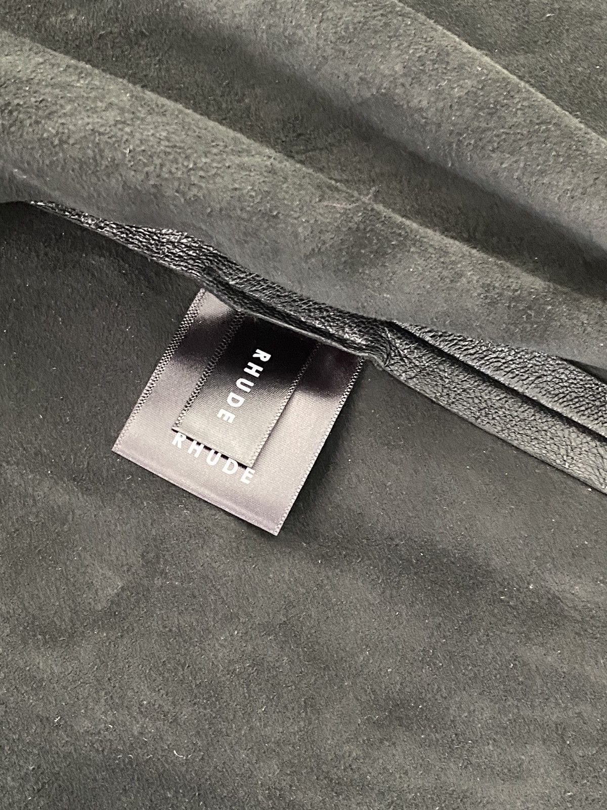 Rhude RHUDE LEATHER SHIRT Size US XL / EU 56 / 4 - 8 Thumbnail