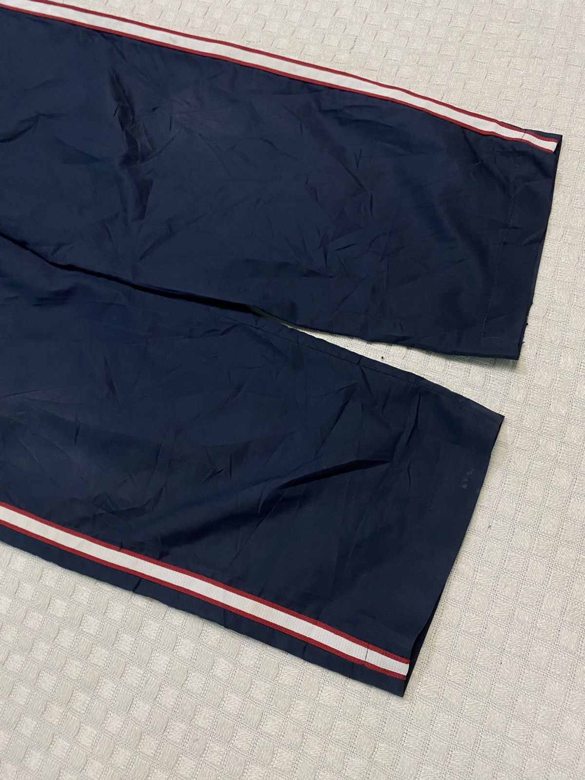 Billie Eilish × Nike 💥 VINTAGE NIKE 90S BAGGY WIDE LEG SWOOSH TRACK PANTS Y2K Size US 34 / EU 50 - 5 Thumbnail