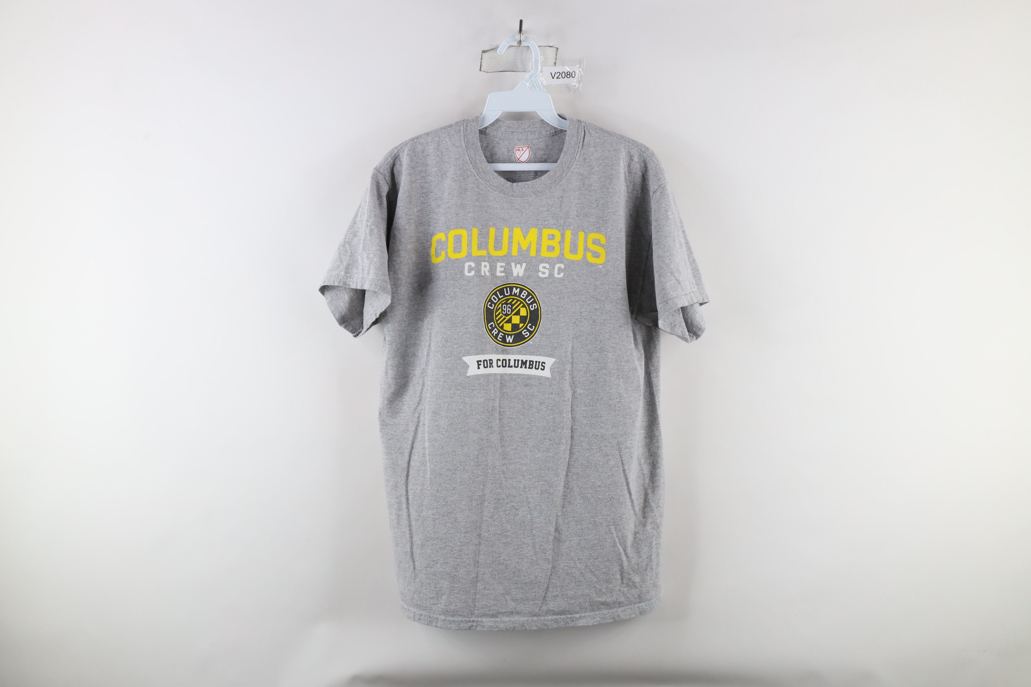Vintage MLS Soccer Out Columbus Crew SC Short Sleeve T-Shirt Gray Size US M / EU 48-50 / 2 - 1 Thumbnail