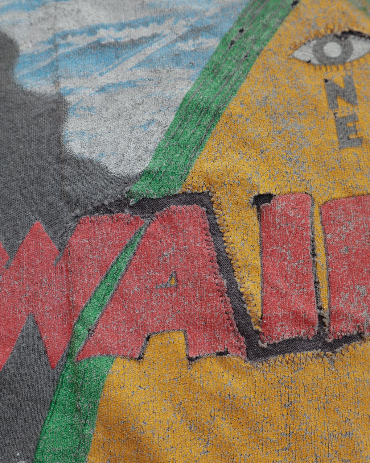 Rap Tees Vintage 80s The Wailers One Love Jamaica USA Faded Black Tee Size US XL / EU 56 / 4 - 4 Thumbnail