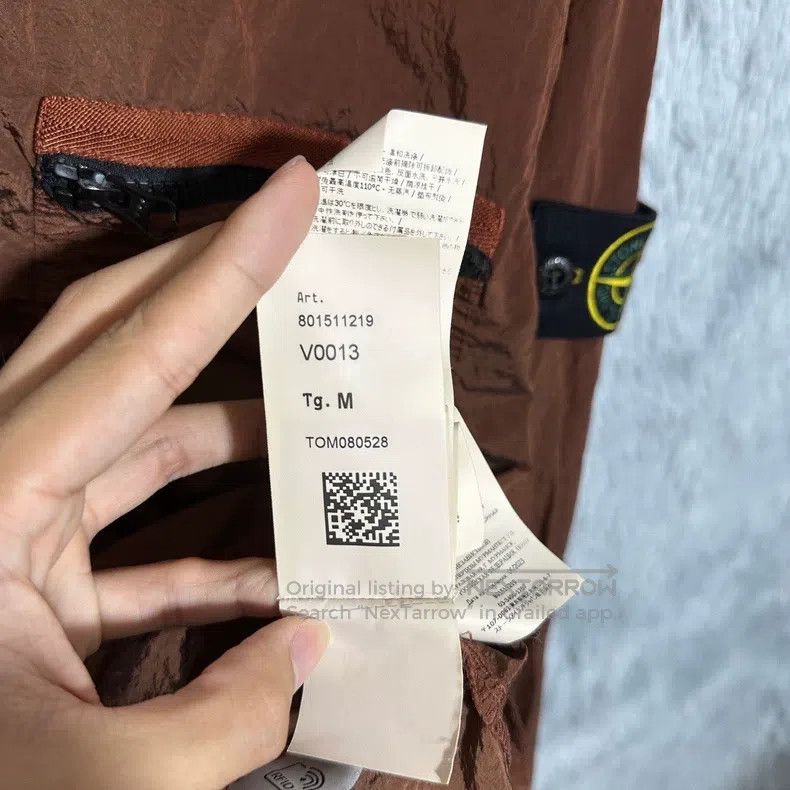 Stone Island Stone Island Metal Nylon Jacket Coat Reddish Brown Color S Size US M / EU 48-50 / 2 - 7 Thumbnail