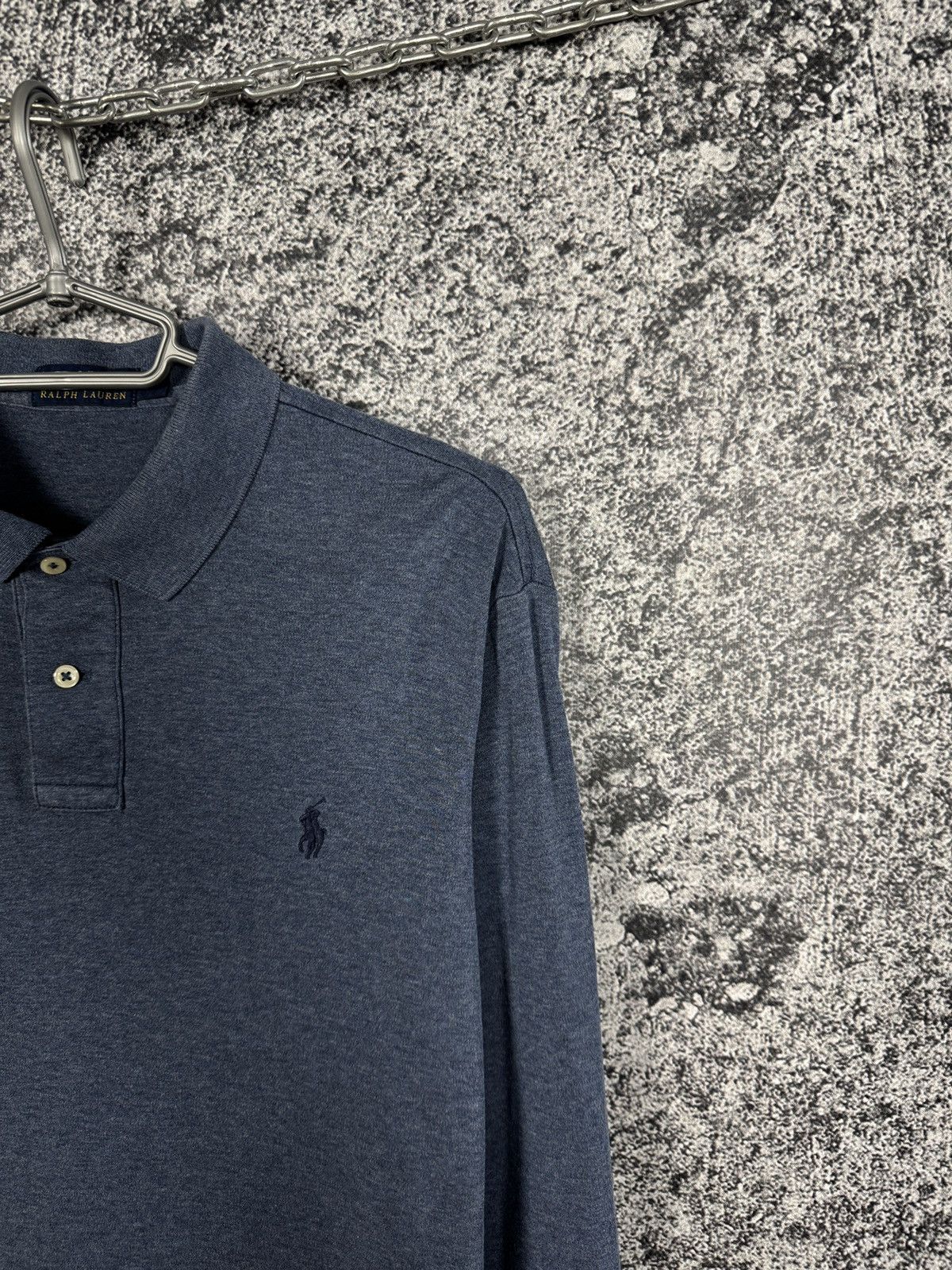 Polo Ralph Lauren Polo Ralph Lauren Long Sleeve Polo Shirt Pony Logo Size L Size US L / EU 52-54 / 3 - 2 Thumbnail