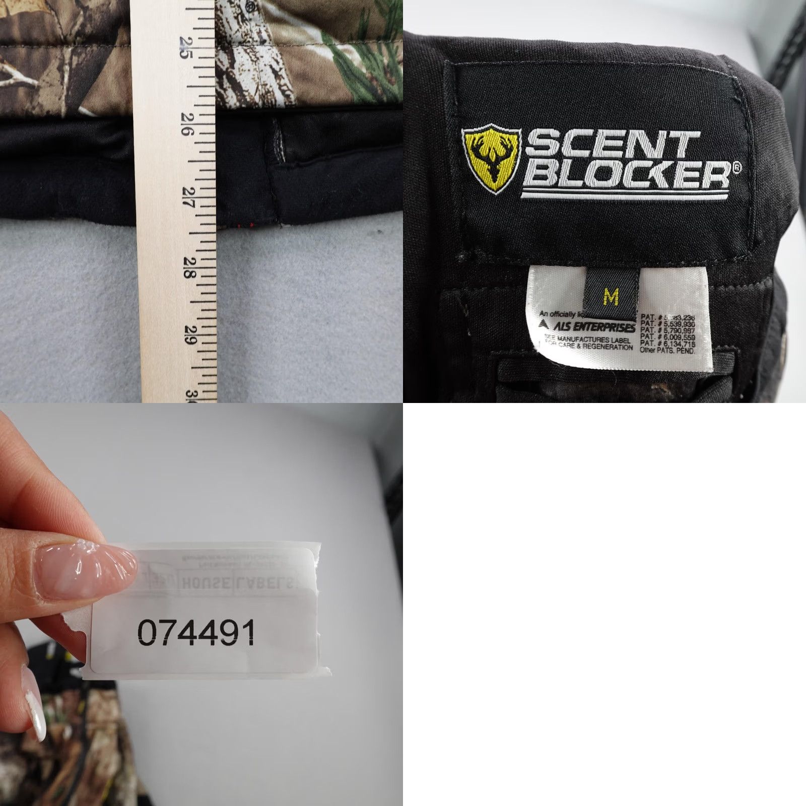 Realtree ScentBlocker Jacket Mens Medium Brown Realtree Camo Bone Collector Hunting Coat Size US M / EU 48-50 / 2 - 8 Thumbnail