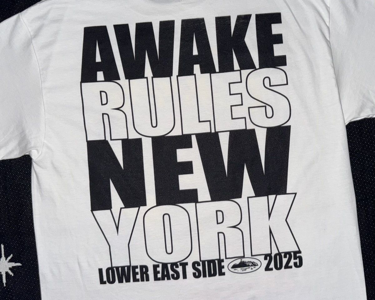 Corteiz AWAKE NY X CORTEIZ AWAKE RULES NEW YORK TEE EVENT EXCLUSIVE Size US S / EU 44-46 / 1 - 4 Thumbnail