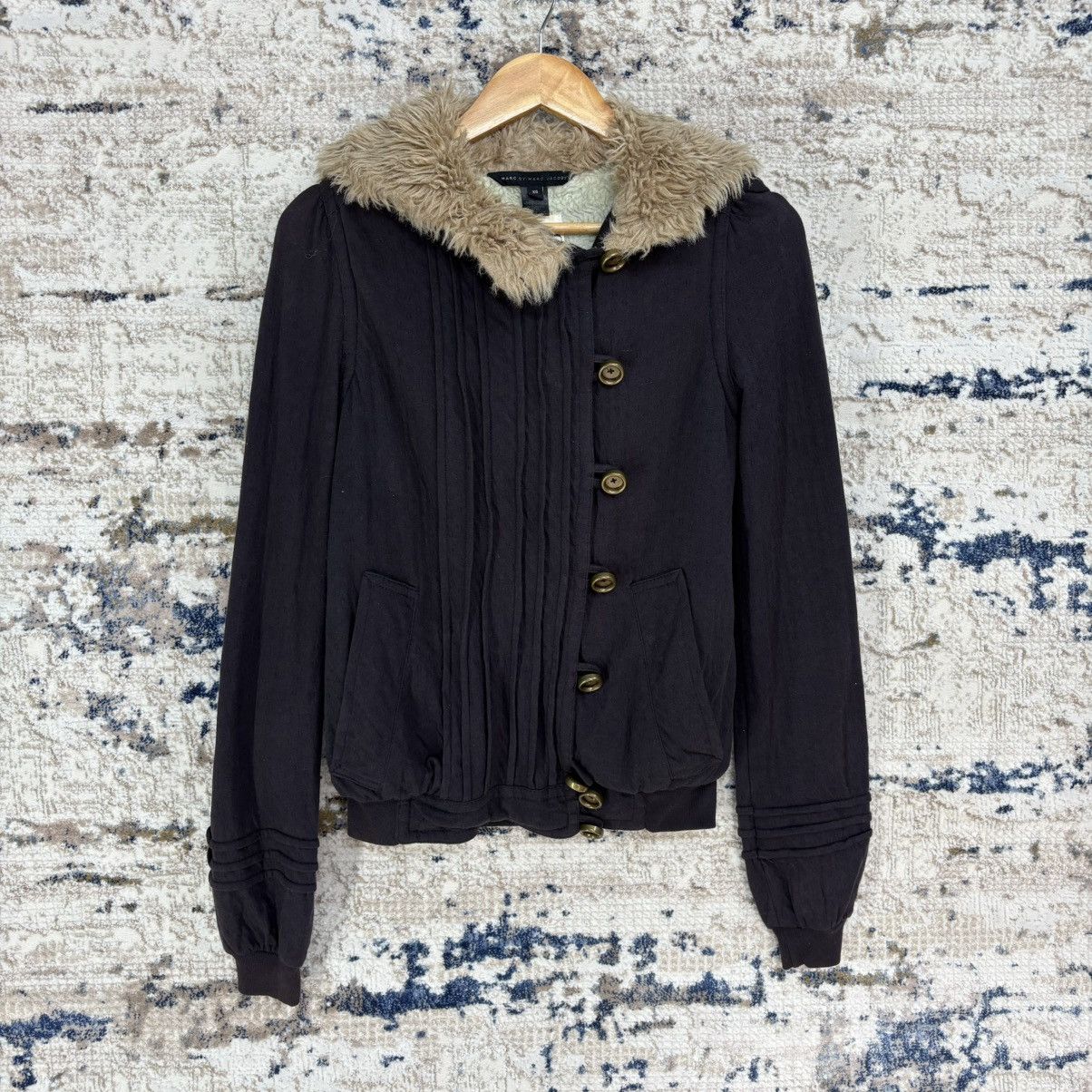 Marc by Marc Jacobs MARC by MARC JACOB x BARNEY NEW YORK FAUX FUR JACKET Size XS / US 0-2 / IT 36-38 - 1 Thumbnail