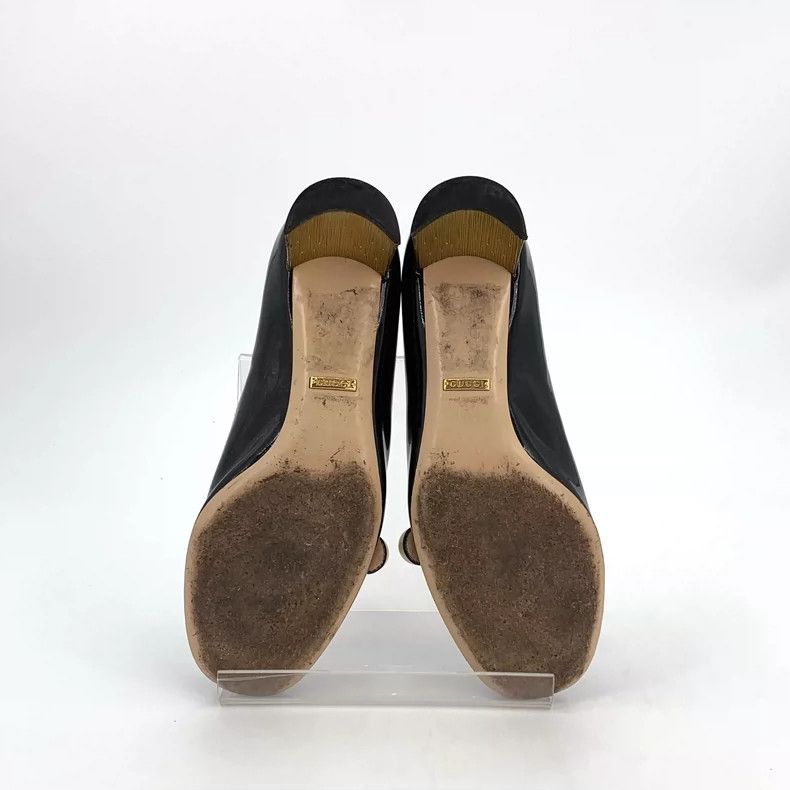 Gucci Gucci Black Pearled Mary Jane Heels Size 35.5-2506 Size US 6 / IT 36 - 5 Thumbnail