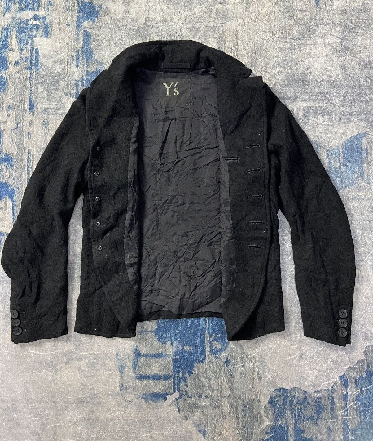 Y's Y’s cut off pocket jacket wool Size S / US 4 / IT 40 - 7 Thumbnail
