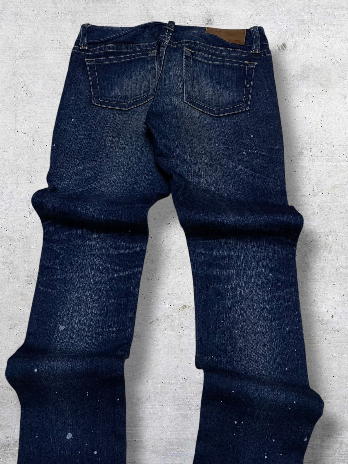 Japanese Brand VINTAGE MOUSSY JAPAN DESIGNER 90S SPLASH PUNK SKINNY DENIM Size US 29 - 11 Thumbnail